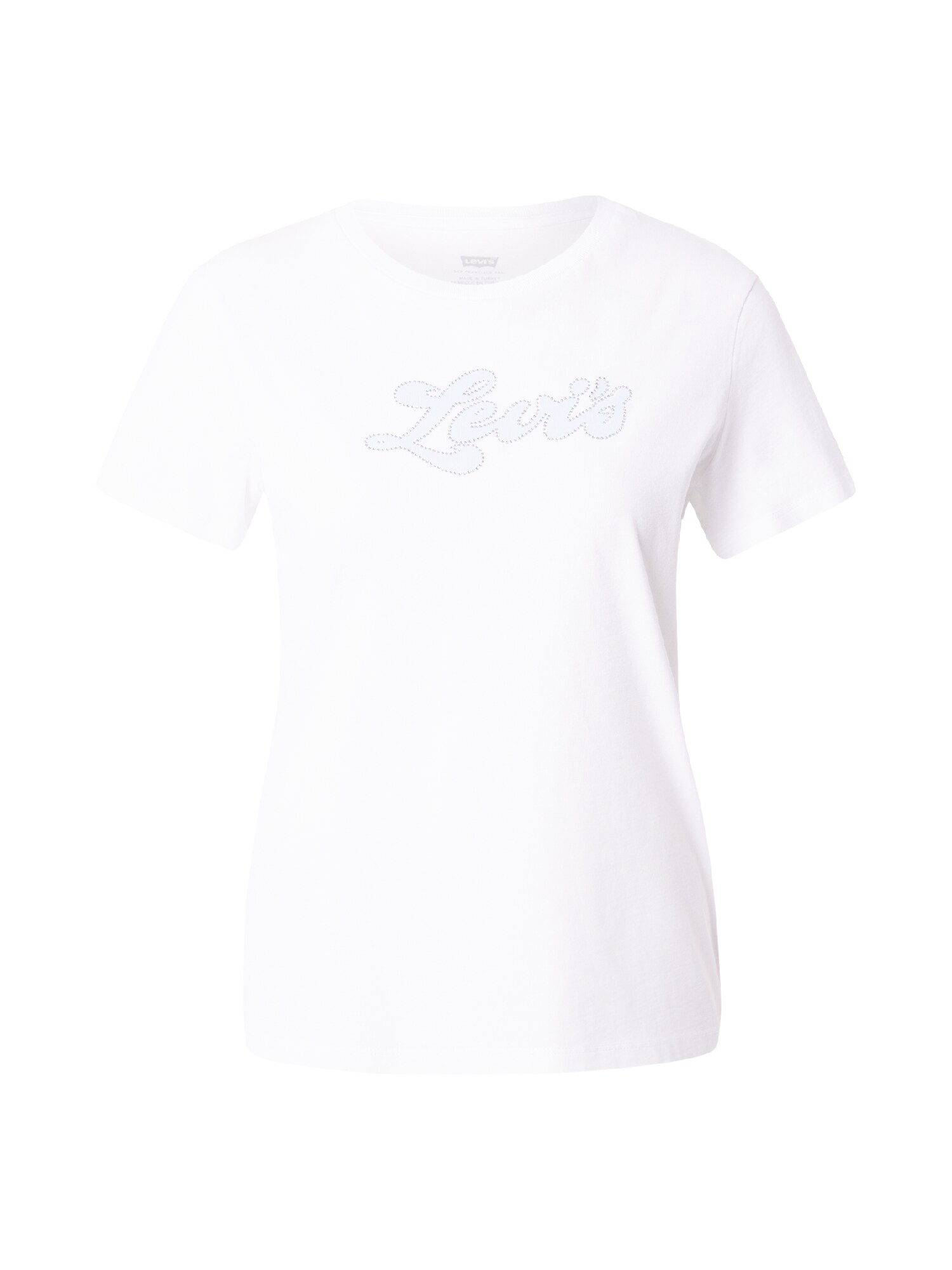LEVI'S ® Tricou  albastru pastel / alb