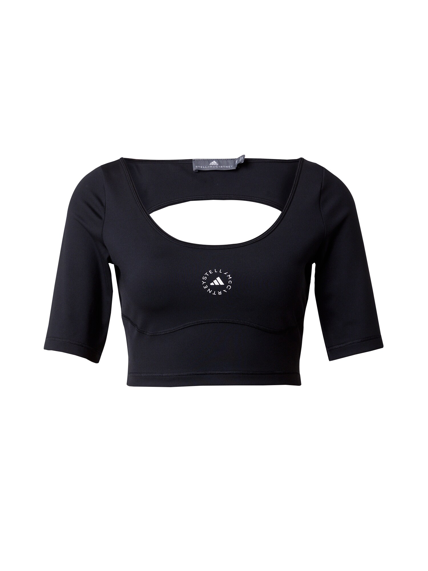 ADIDAS BY STELLA MCCARTNEY Funkčné tričko  čierna / biela