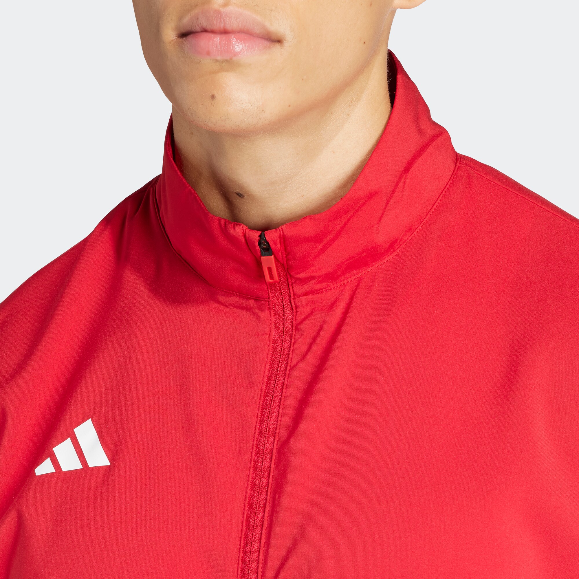 ADIDAS PERFORMANCE Športová bunda ohnivo červená / biela (obrázok 6)