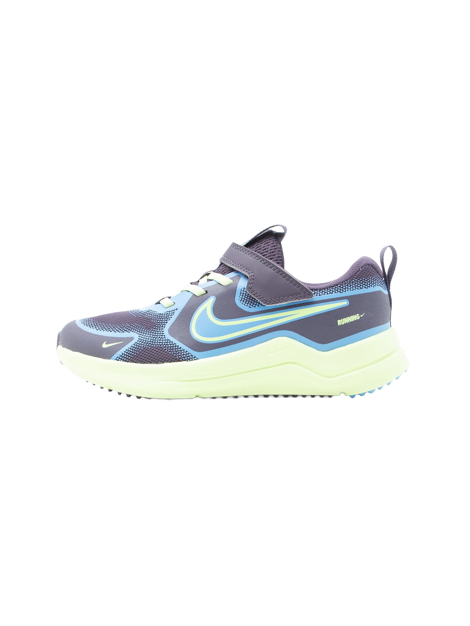 NIKE Pantofi sport 'COSMIC'  azur / verde deschis / lila