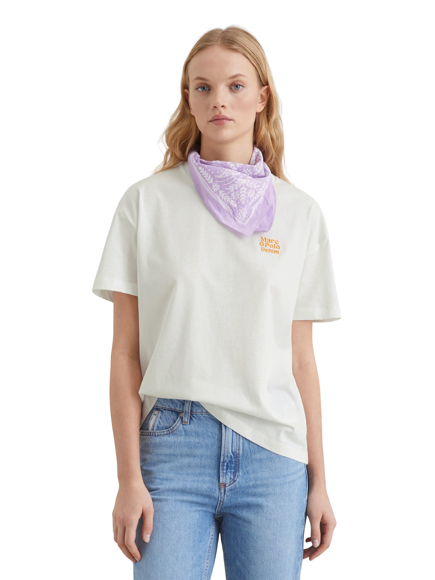 Marc O'Polo DENIM Póló  aranysárga / tojáshéj termék 2. képe