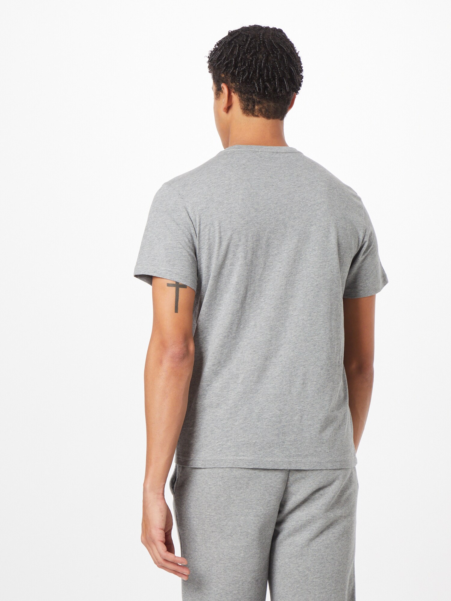NAPAPIJRI Camiseta 'SALIS' navy / gris moteado / rojo carmesí / blanco – imagen 3