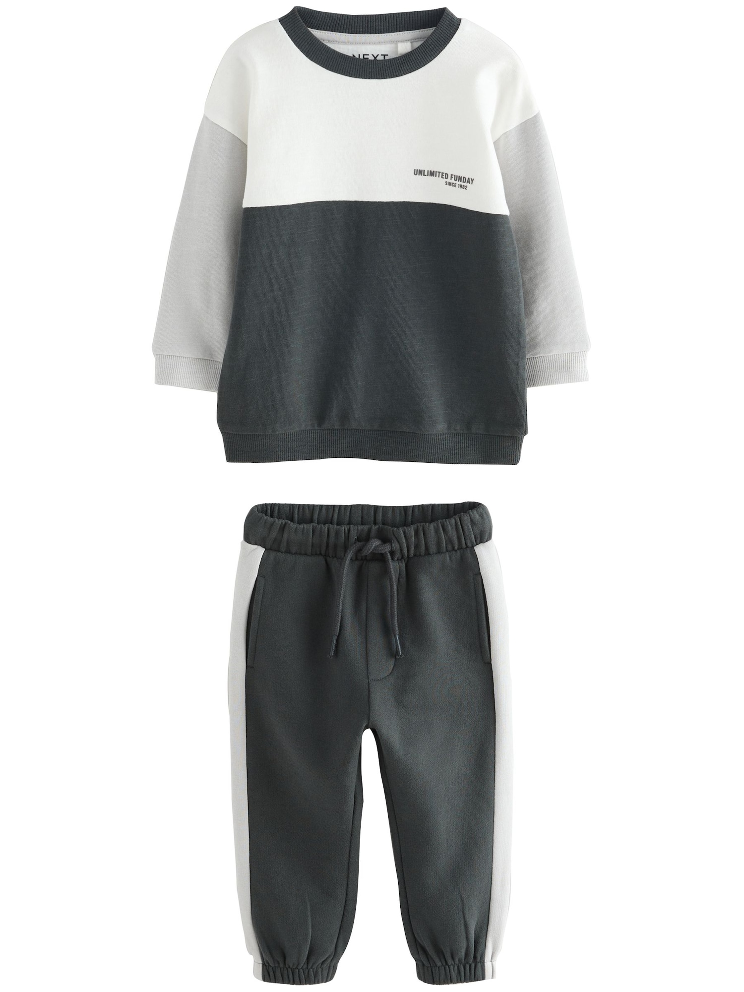 Next Trening  gri metalic / gri deschis / alb