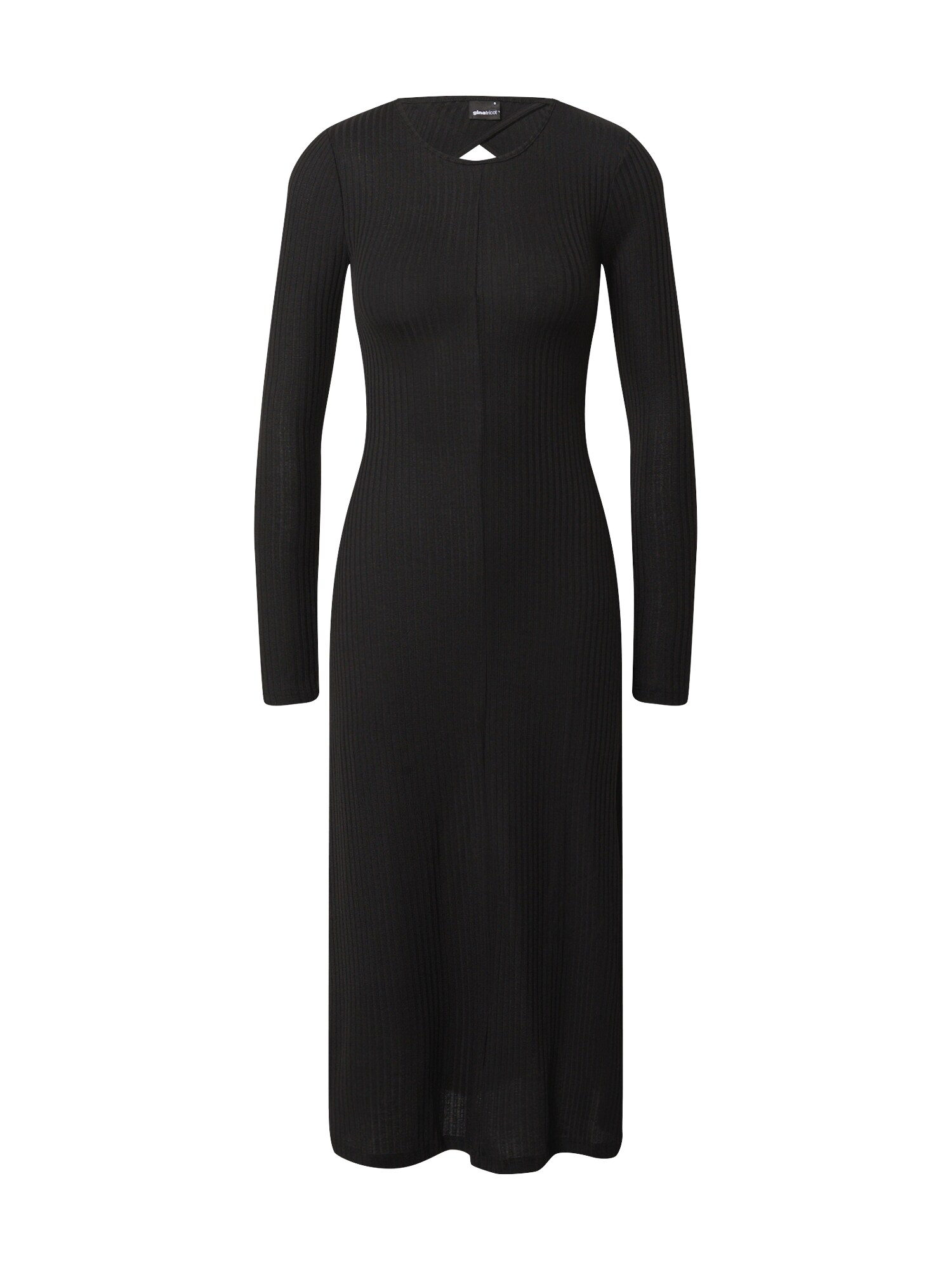 Gina Tricot Megzta suknelė 'Yolanda'  juoda
