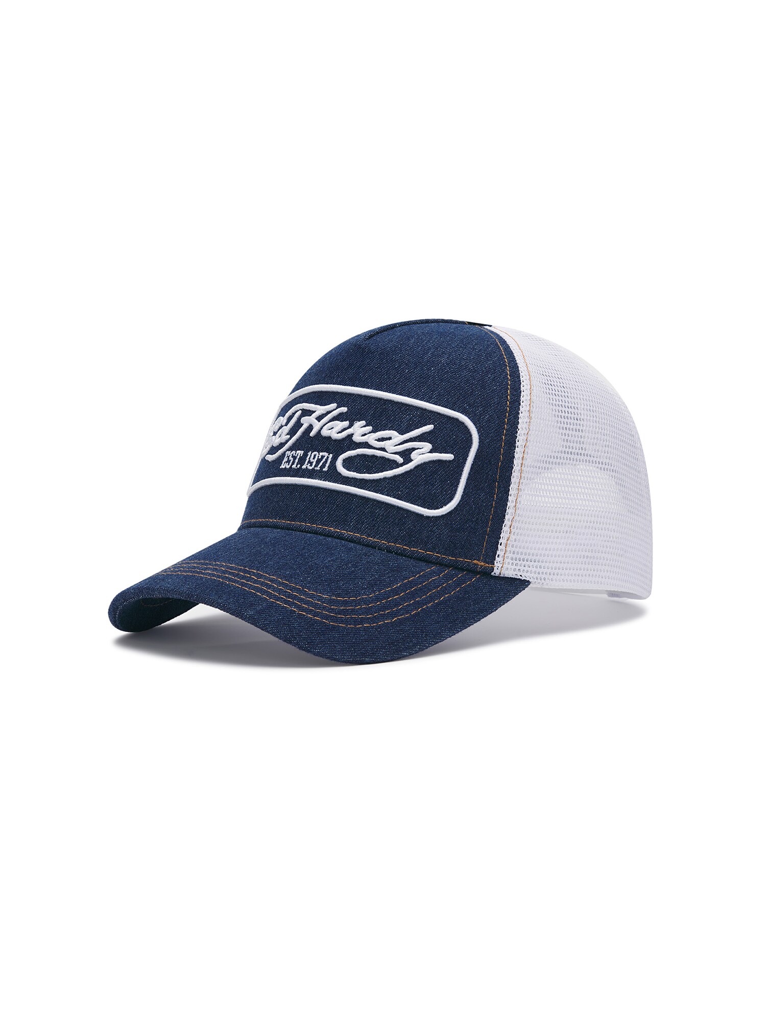 Ed Hardy Čiapka  indigo / biela