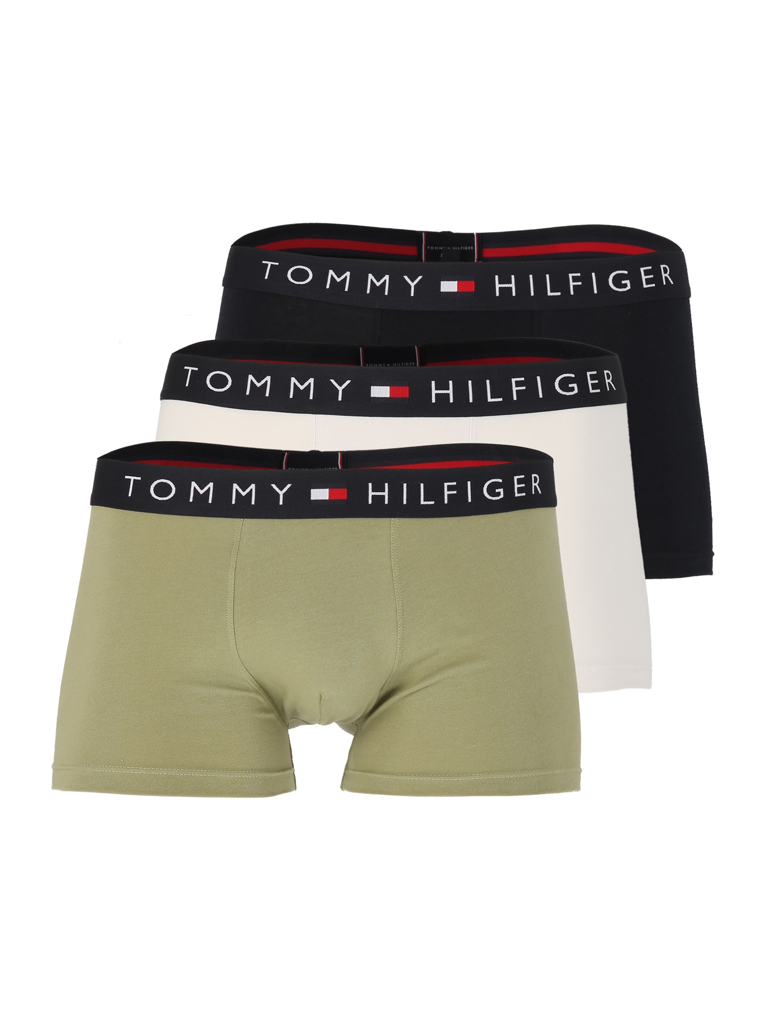 Tommy Hilfiger Underwear Boxeralsók  khaki / piros / fekete / fehér