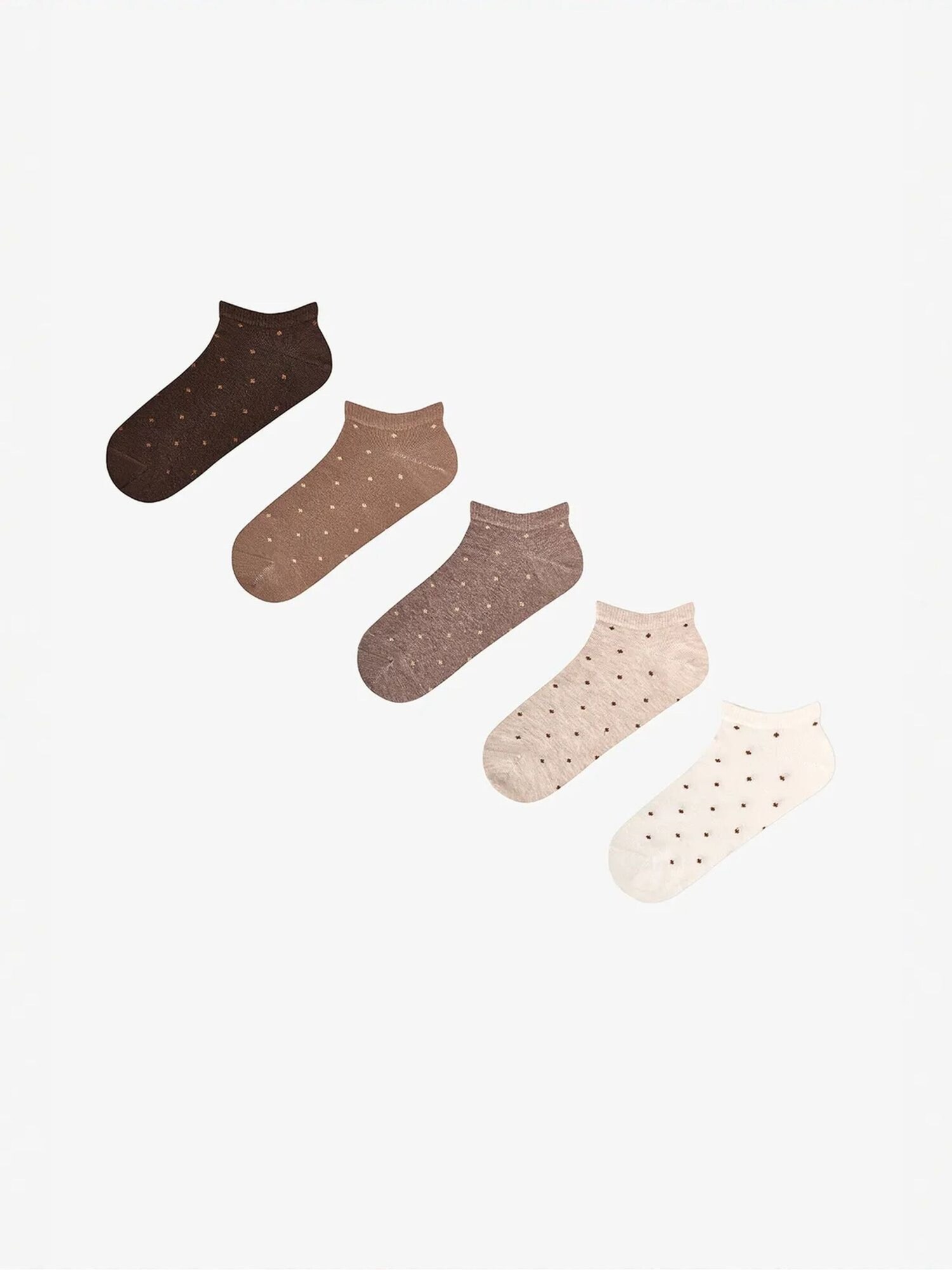 Penti Stopalice 'PENTI Einfache gepunktete Knöchelsocken, 2er-Pack' miks boja