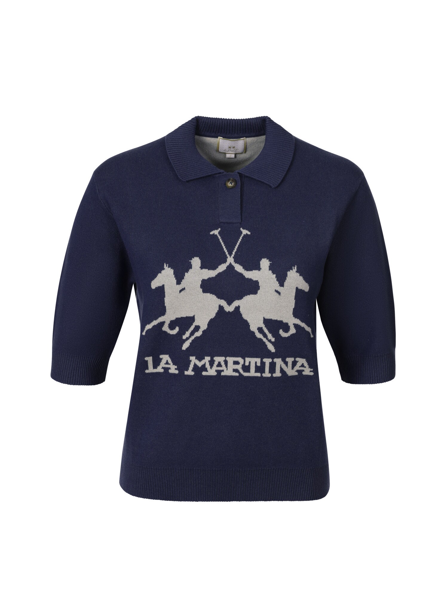 La Martina Camiseta ' WCS003 '  azul oscuro / gris