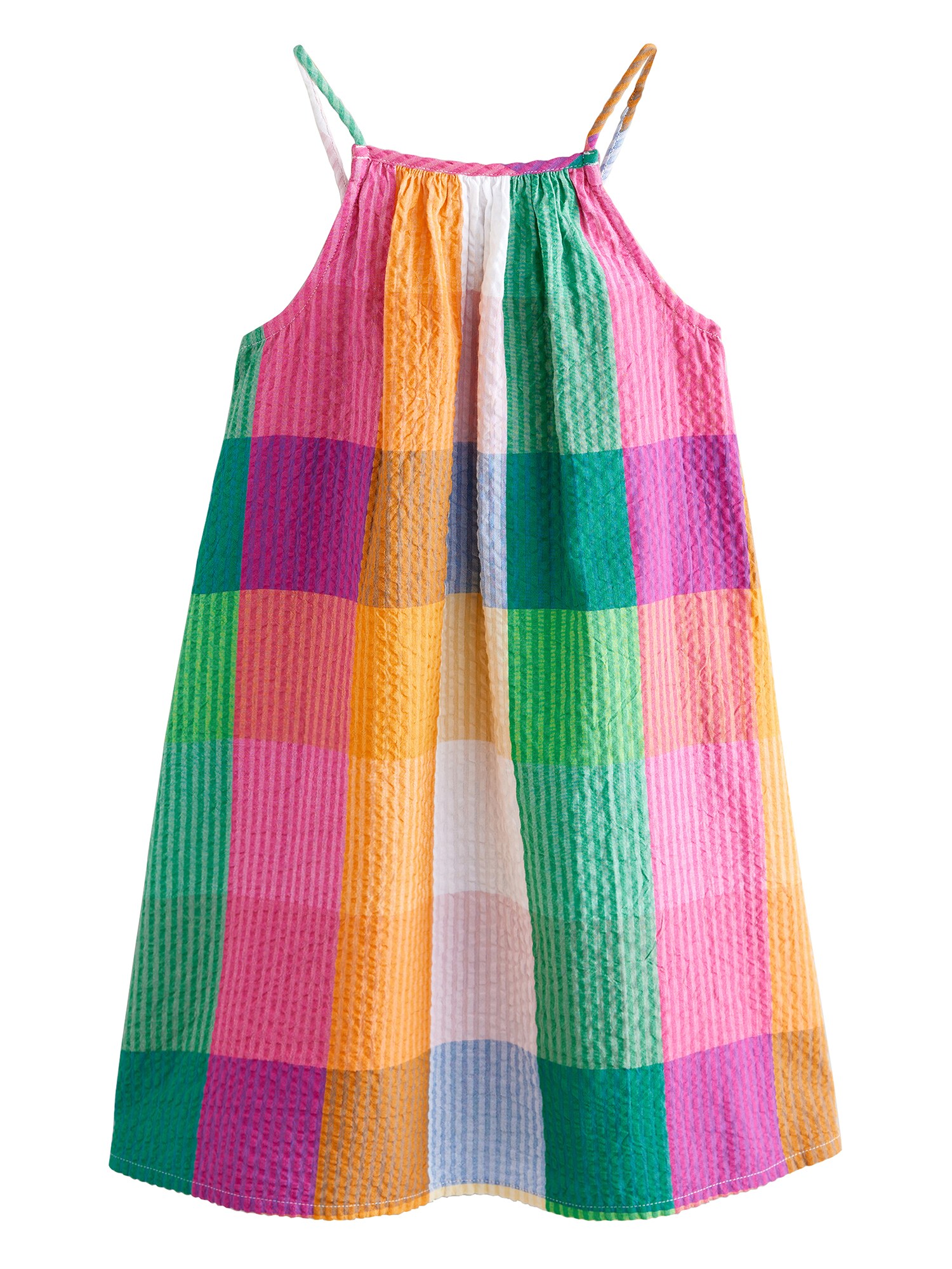 Next Rochie  verde / mov neon / portocaliu / roz