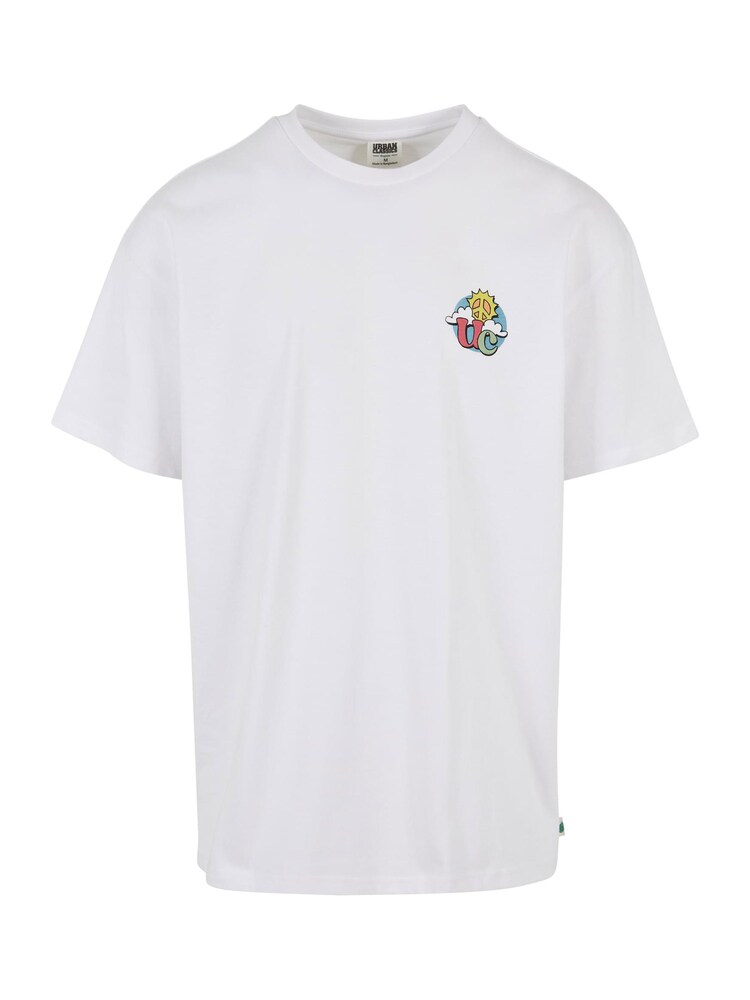 Urban Classics T-Shirt Herren Größe XXL blaumeliert / hellorange / hellpink / weiß