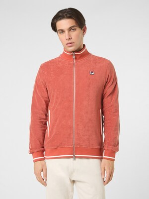 FILA Sudadera con cremallera 'TAVARNUZZE regular towelling track jacket'  rojo