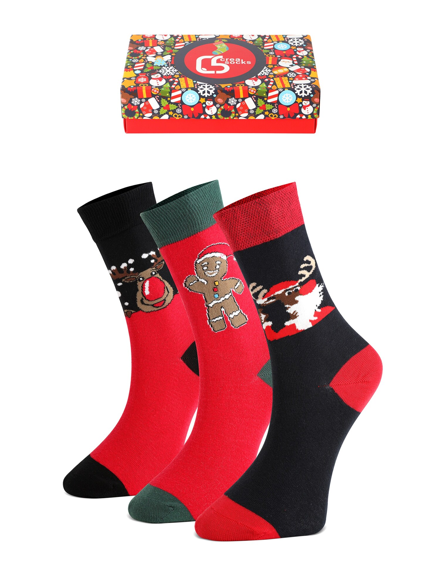Crea Socks Calcetines 'Weihnachten Kekse'  mezcla de colores