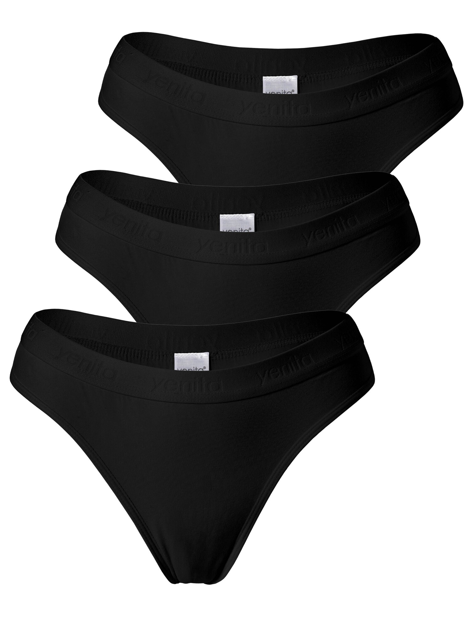 Yenita Tanga ' Damen Tanga mit elastischem Logobund '  negro