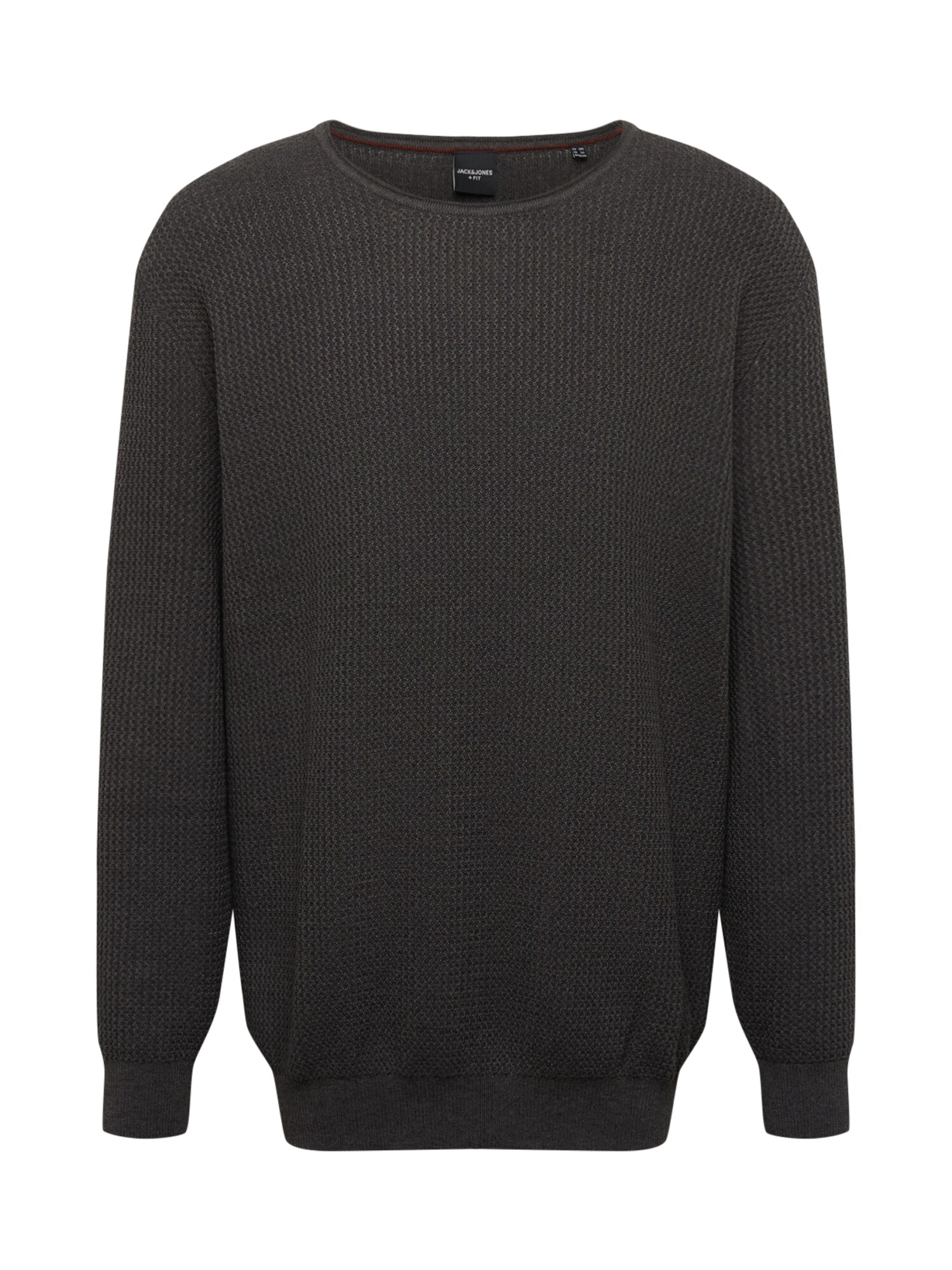 Jack & Jones Plus Megztinis 'CARLOS'  tamsiai pilka