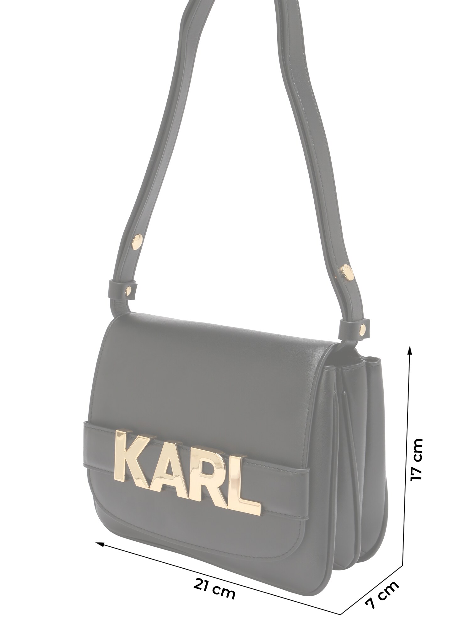 Karl Lagerfeld Válltáska  fekete termék 2. képe
