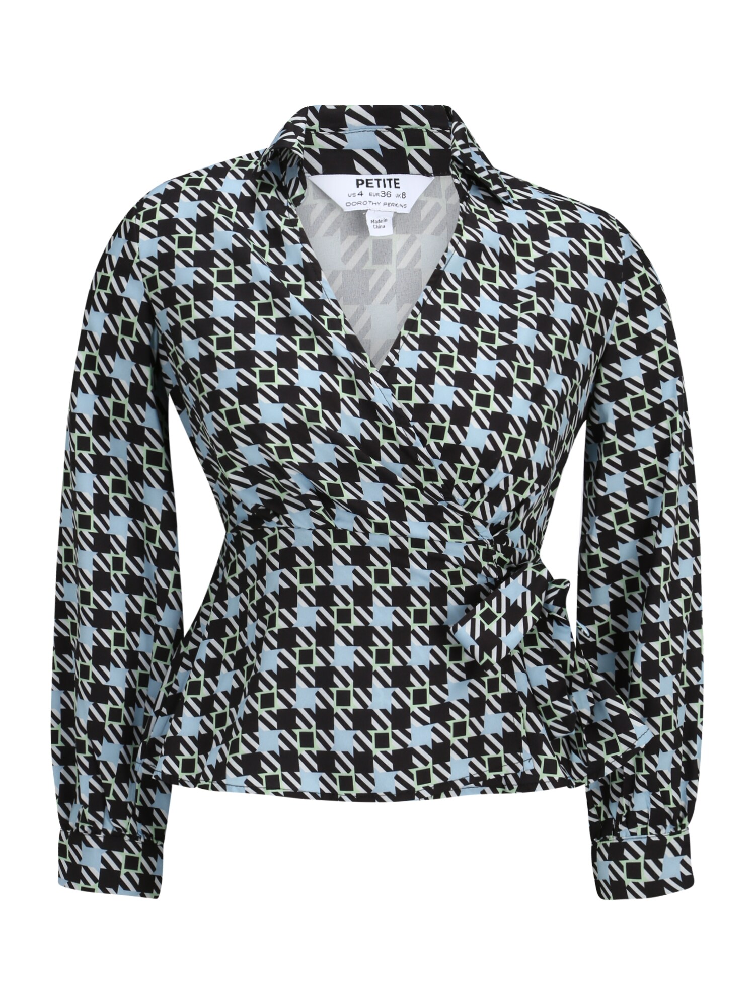 Dorothy Perkins Petite Blúzka  svetlomodrá / pastelovo zelená / čierna / biela