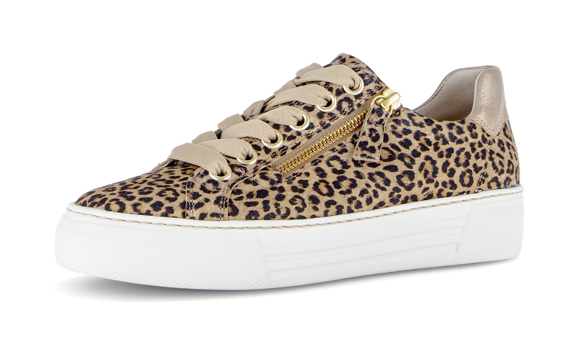 GABOR Zapatillas deportivas bajas  marrón / dorado / negro