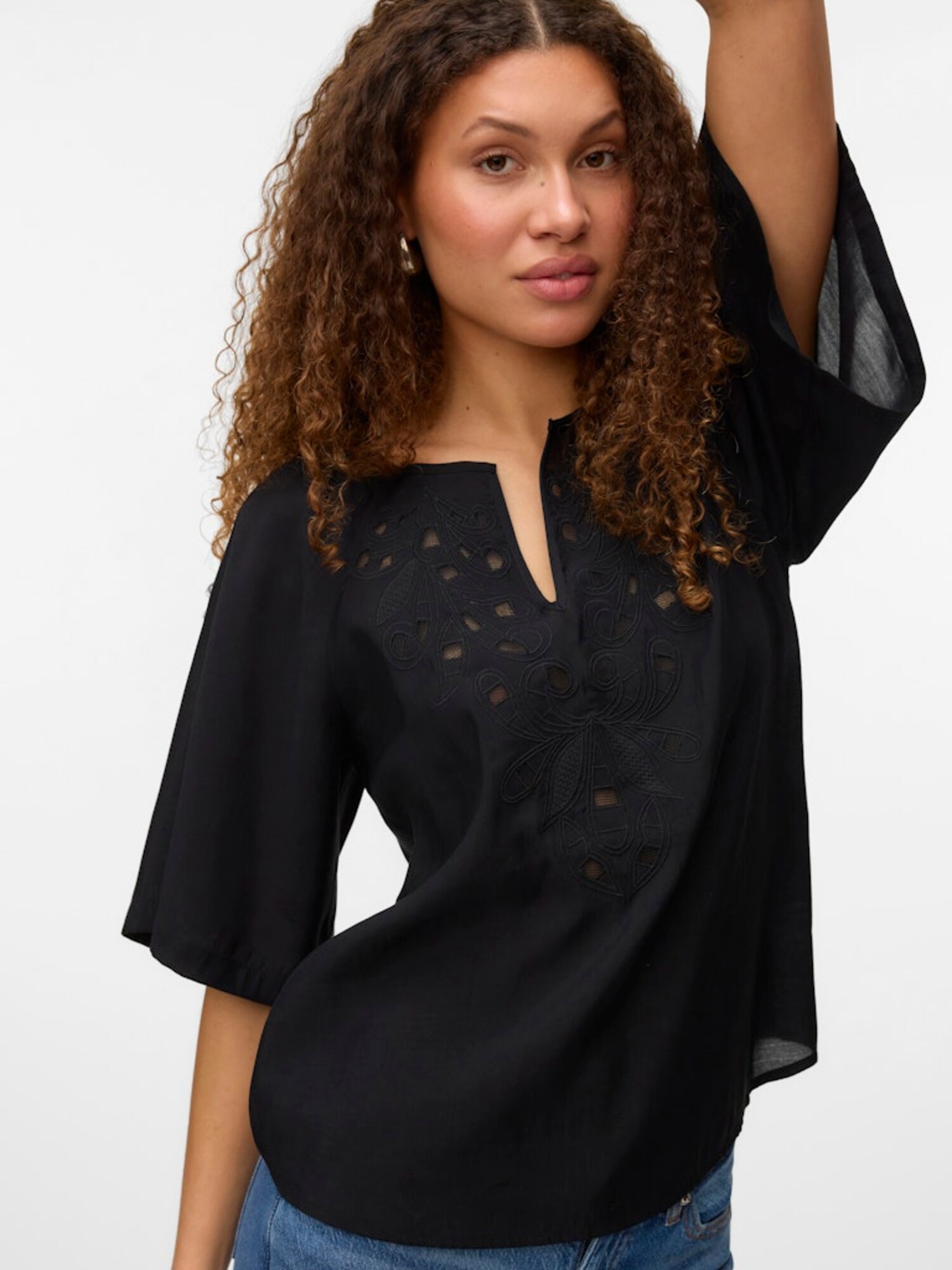 VERO MODA Blúz 'VMBRILEY'  fekete termék 2. képe