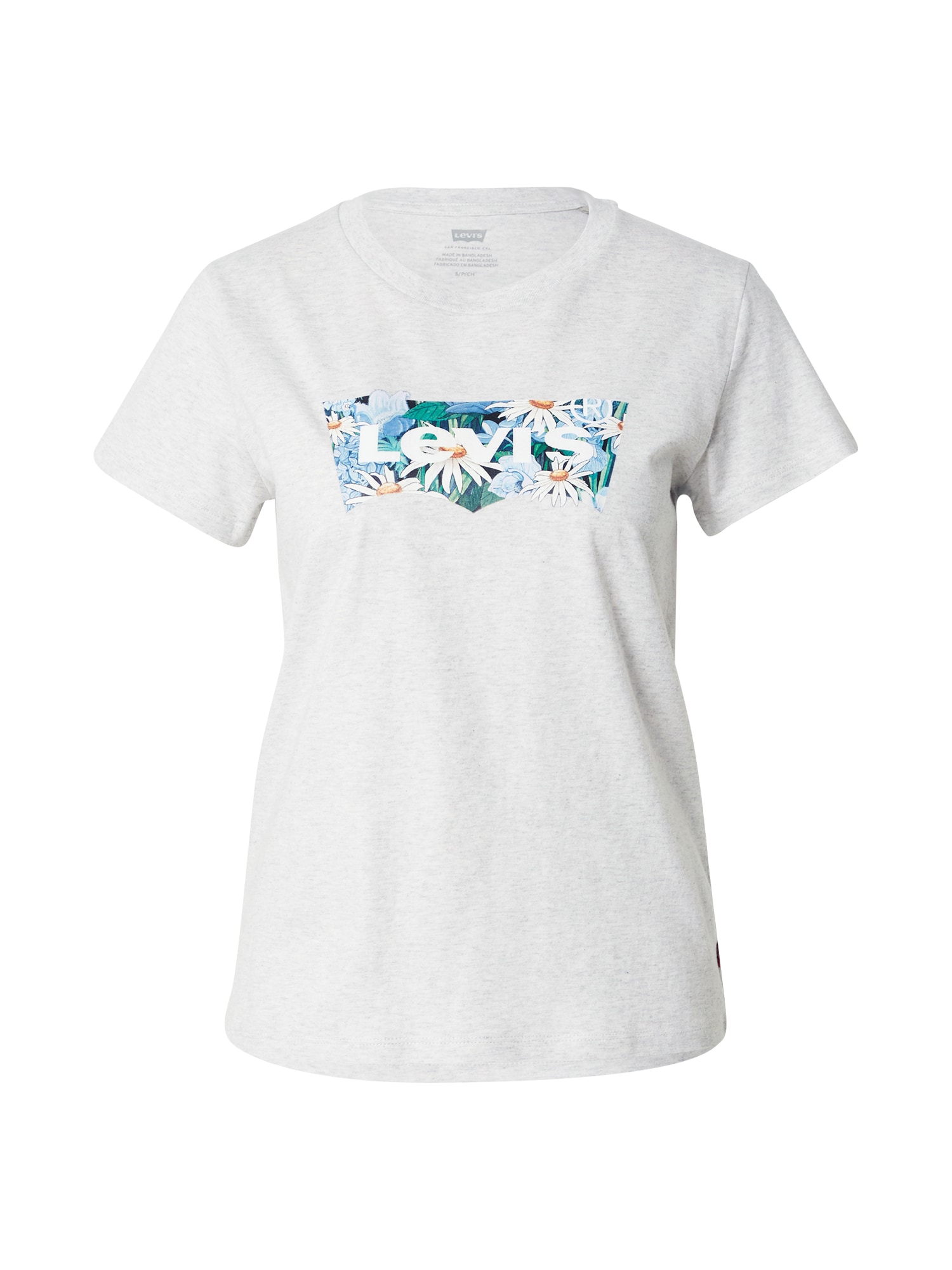 LEVI'S ® Tricou 'THE PERFECT'  albastru deschis / gri amestecat / verde / alb