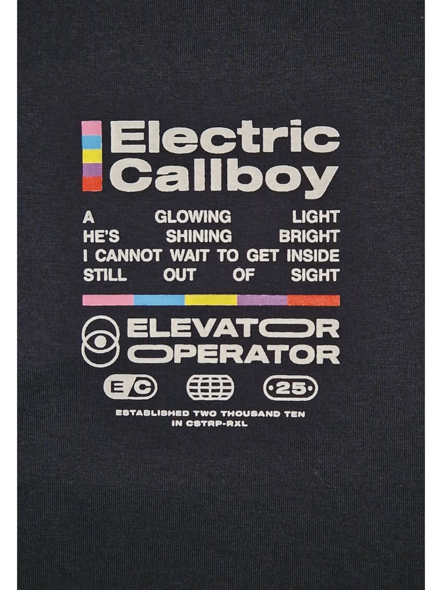 Electric Callboy. Camiseta 'Electric Callboy Up And Down T-Shirt'  negro – imagen 4