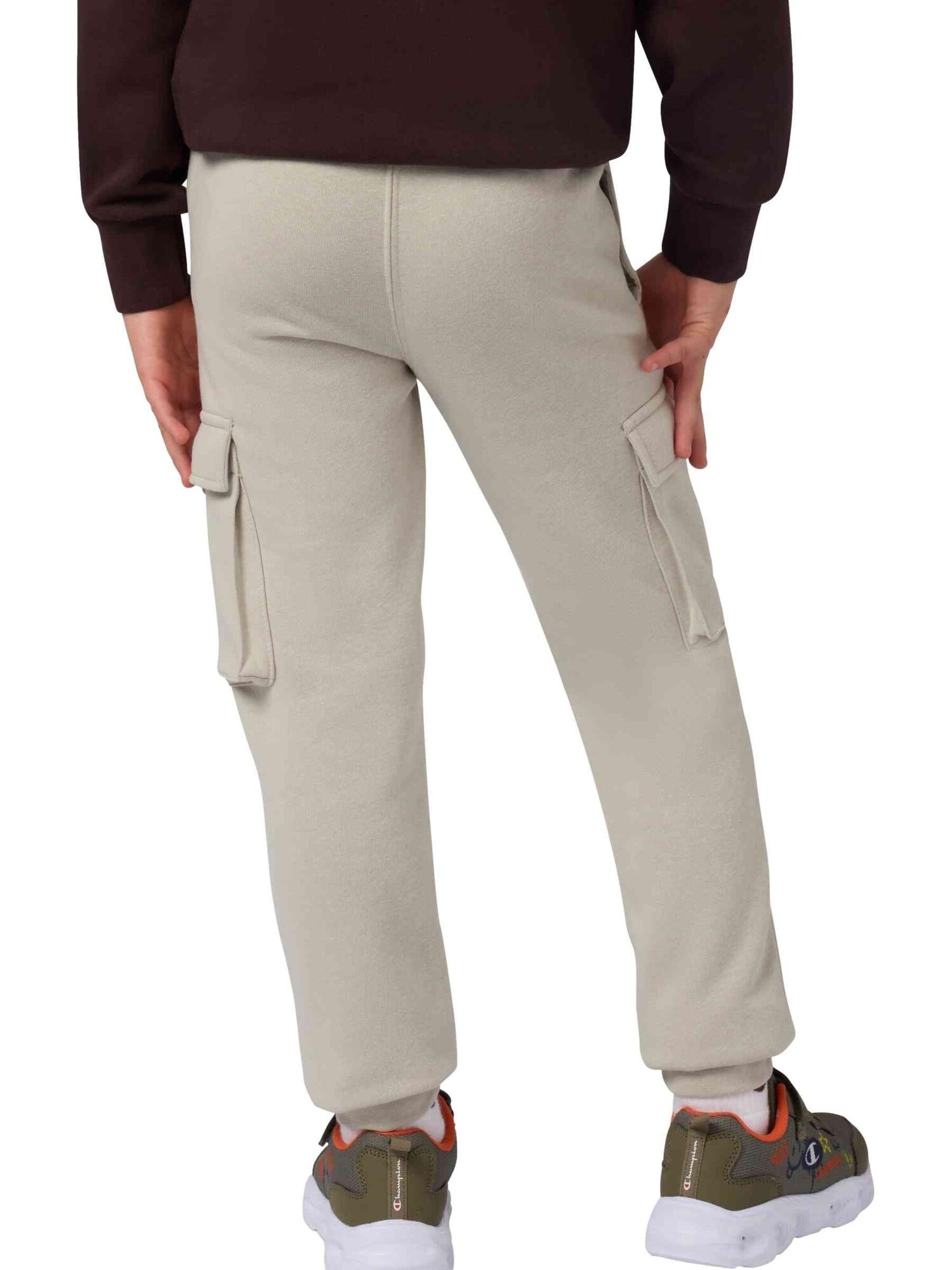 Champion Pantalón deportivo 'Pantalon junior champion beige side pockets icons logo jogger'  gris – imagen 2