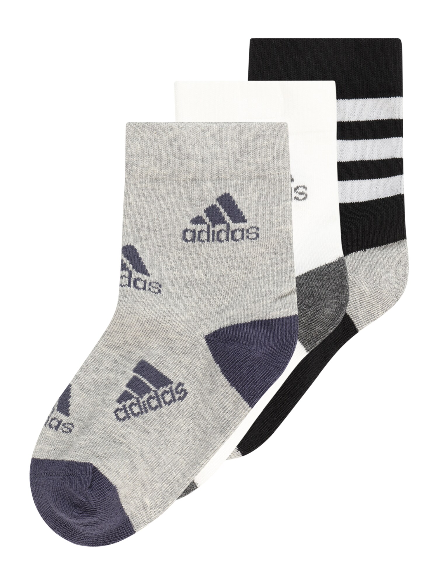 ADIDAS PERFORMANCE Sportinės kojinės 'Graphic ' pilka / juoda / balta