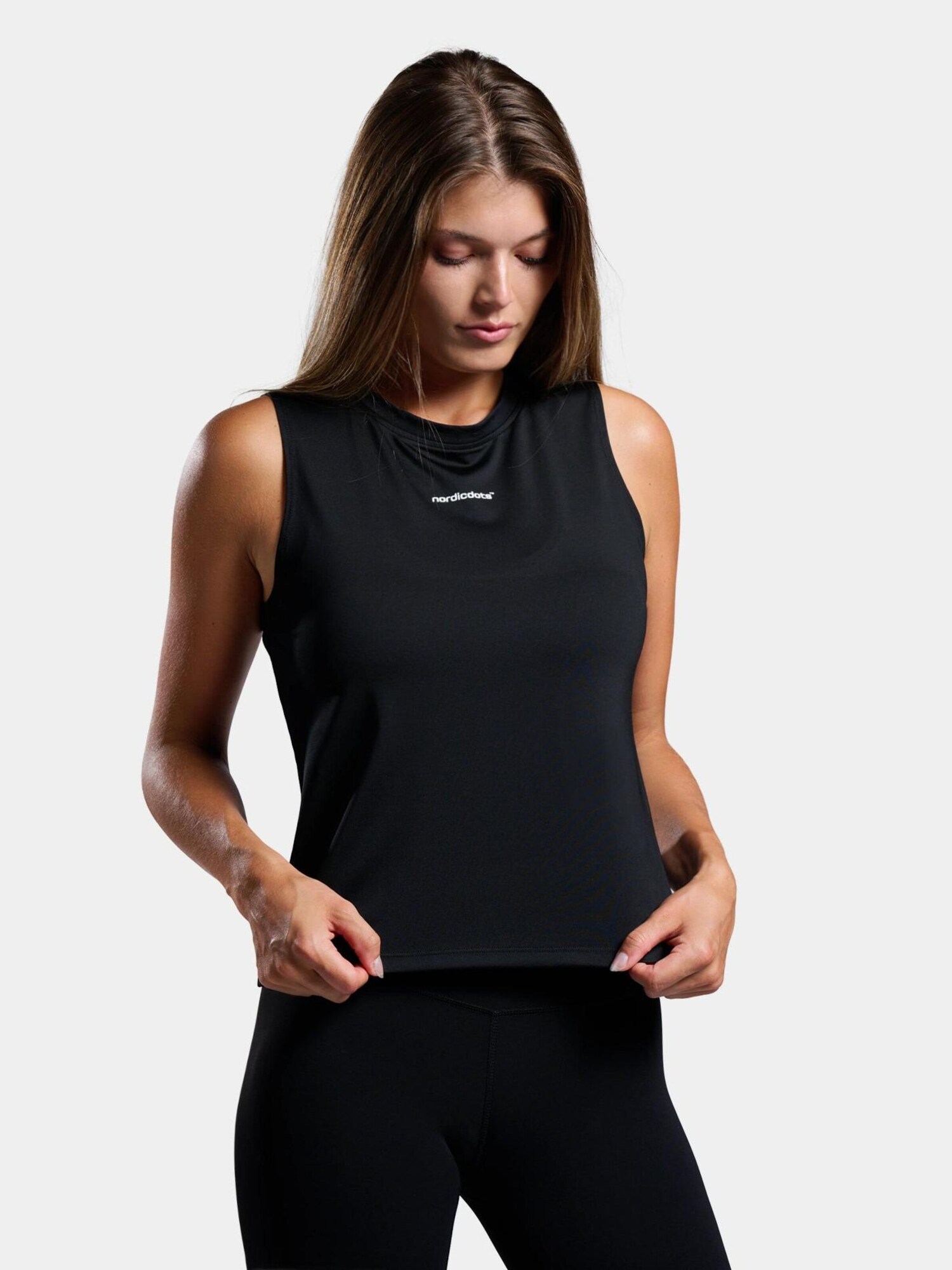 nordicdots Top deportivo 'Elegance'  negro