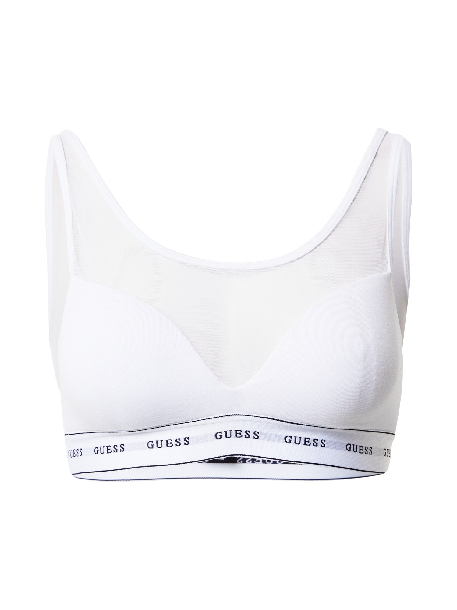 GUESS Liemenėlė  balta / tamsiai mėlyna