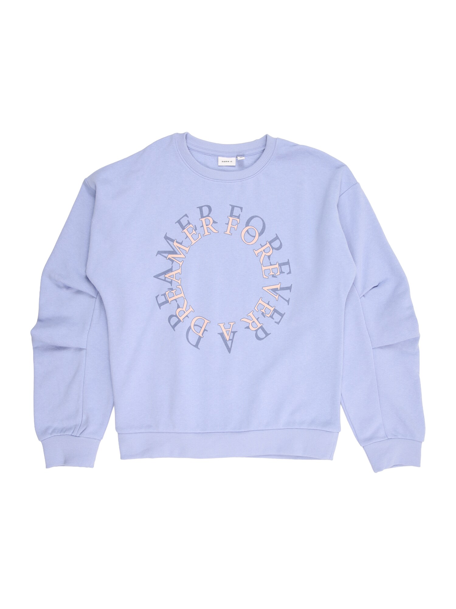 NAME IT Bluză de molton 'NKFPTAROUND'  nisipiu / lila / mov liliachiu