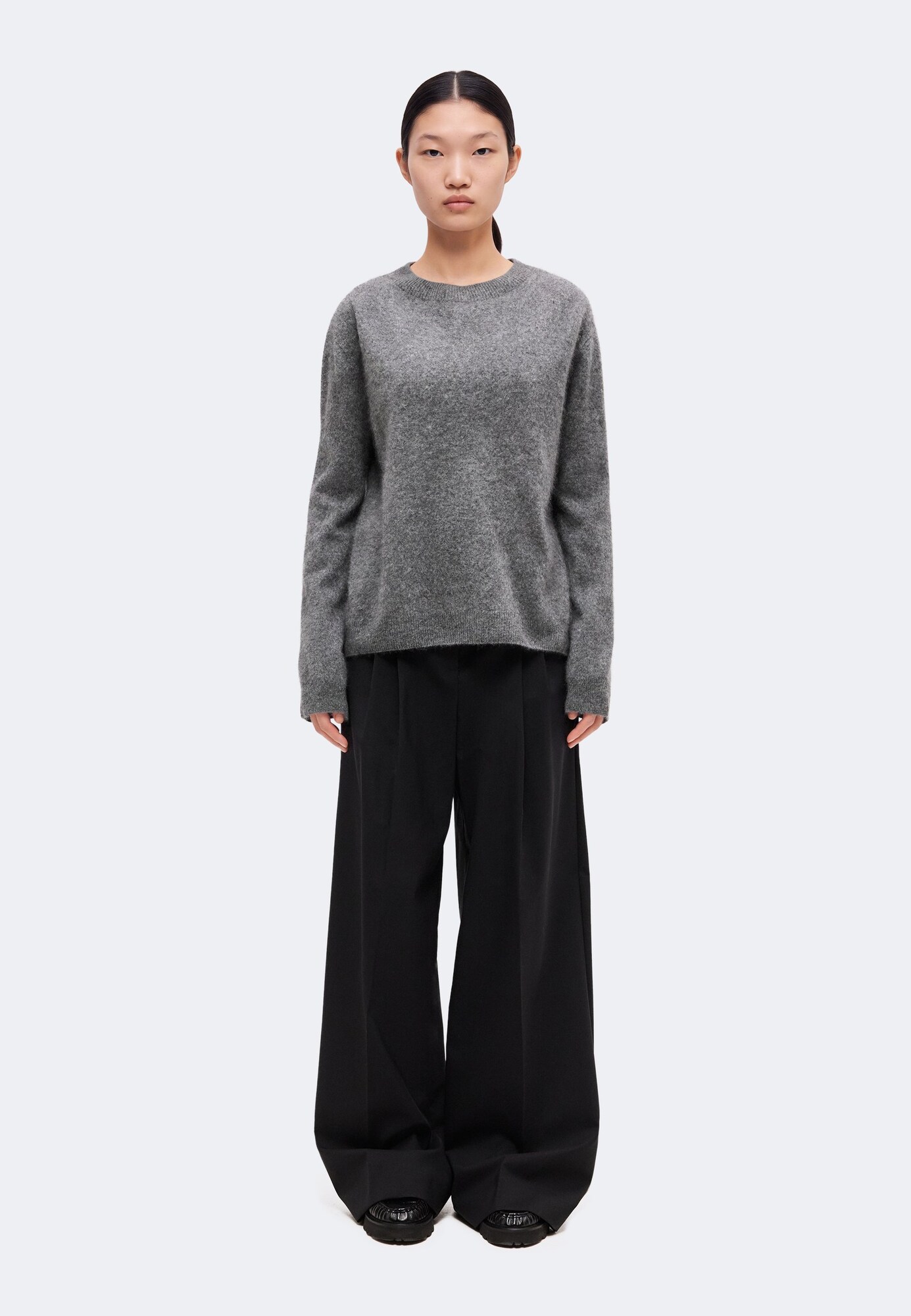 Weekend Max Mara Jersey 'DECO'  gris moteado – imagen 2