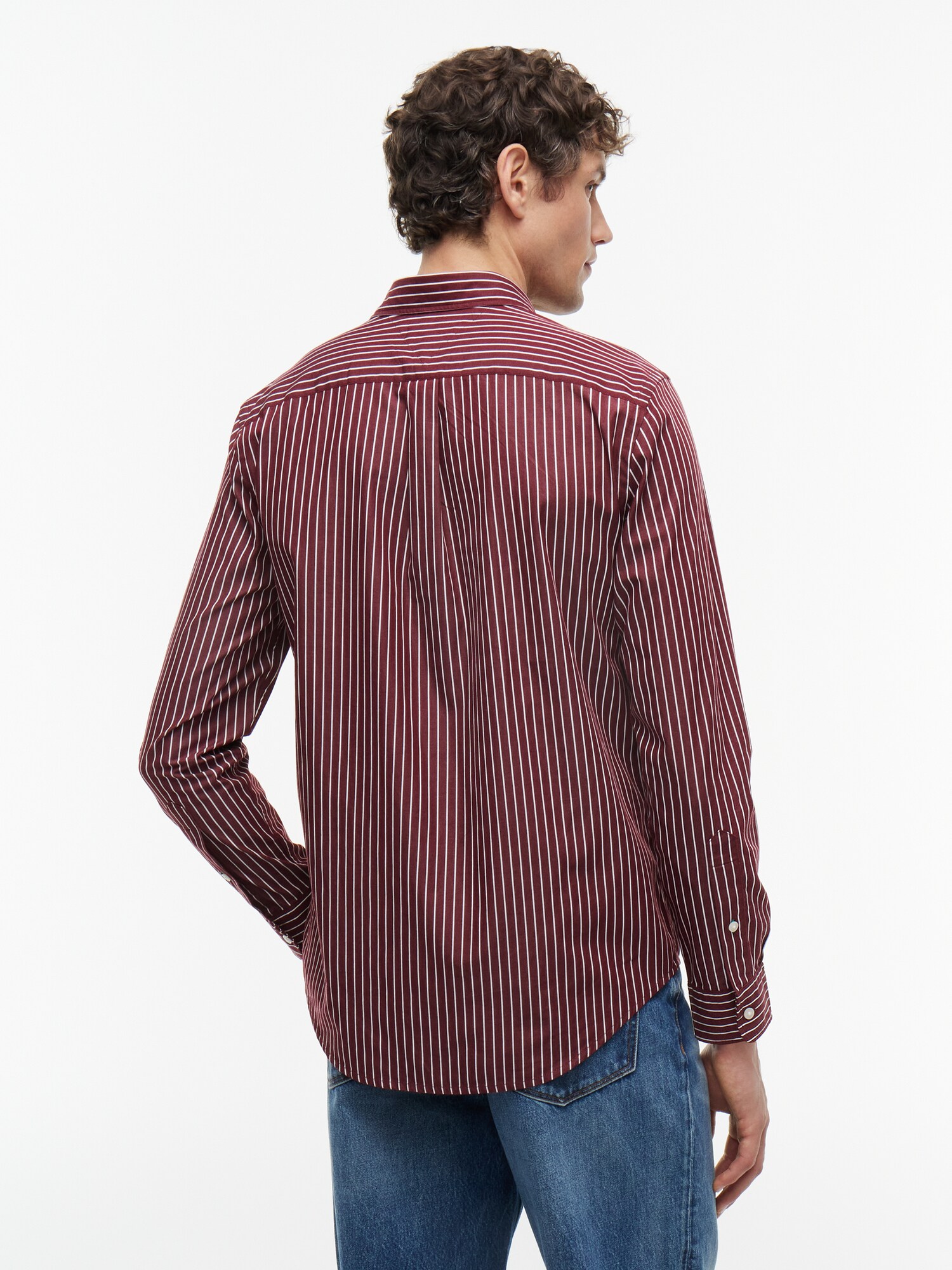 TOMMY HILFIGER Camisa 'Flex' rojo carmesí / blanco – imagen 3
