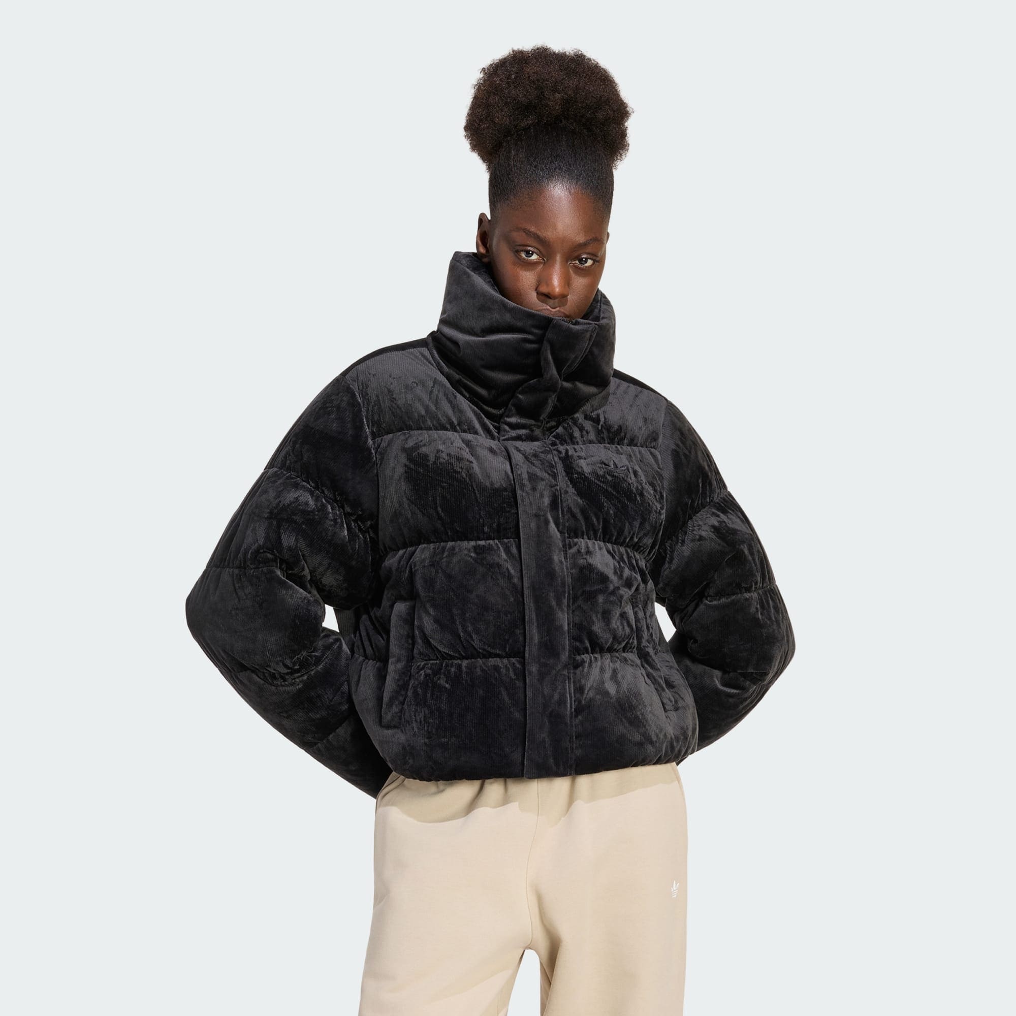 ADIDAS ORIGINALS Chaqueta de invierno  negro – imagen 2