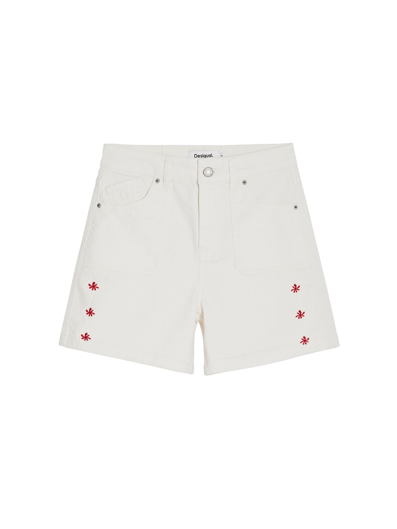 Desigual Farmer  piros / természetes fehér akciós termékkép 1