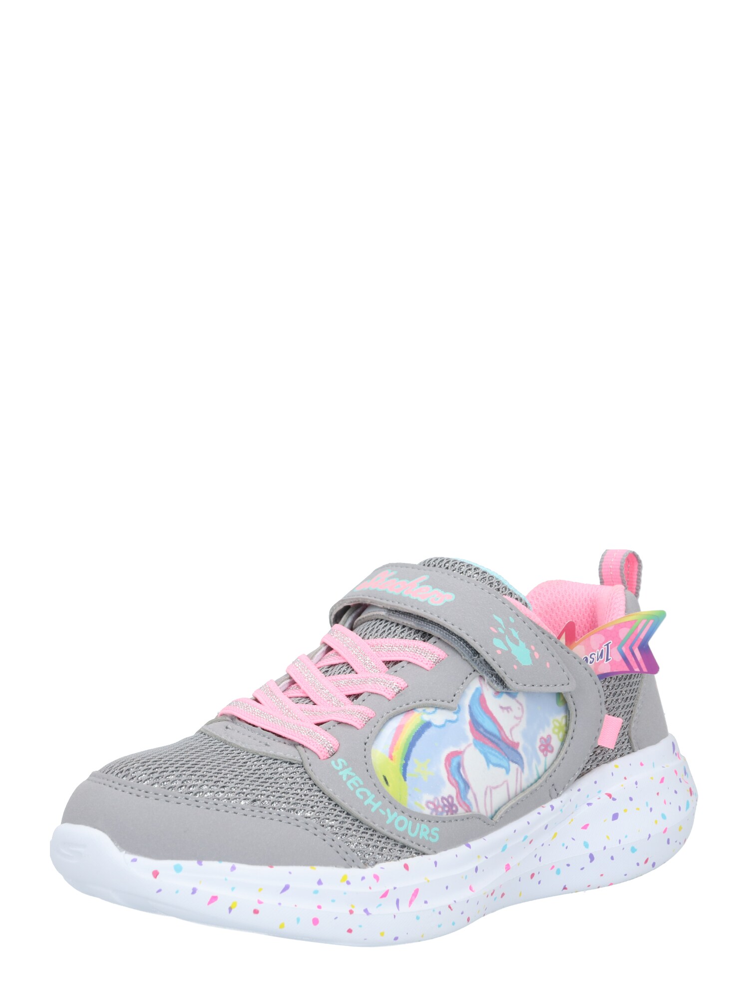 SKECHERS Sportbačiai 'MISS CRAFTY'  pilka / rožių spalva / mišrios spalvos