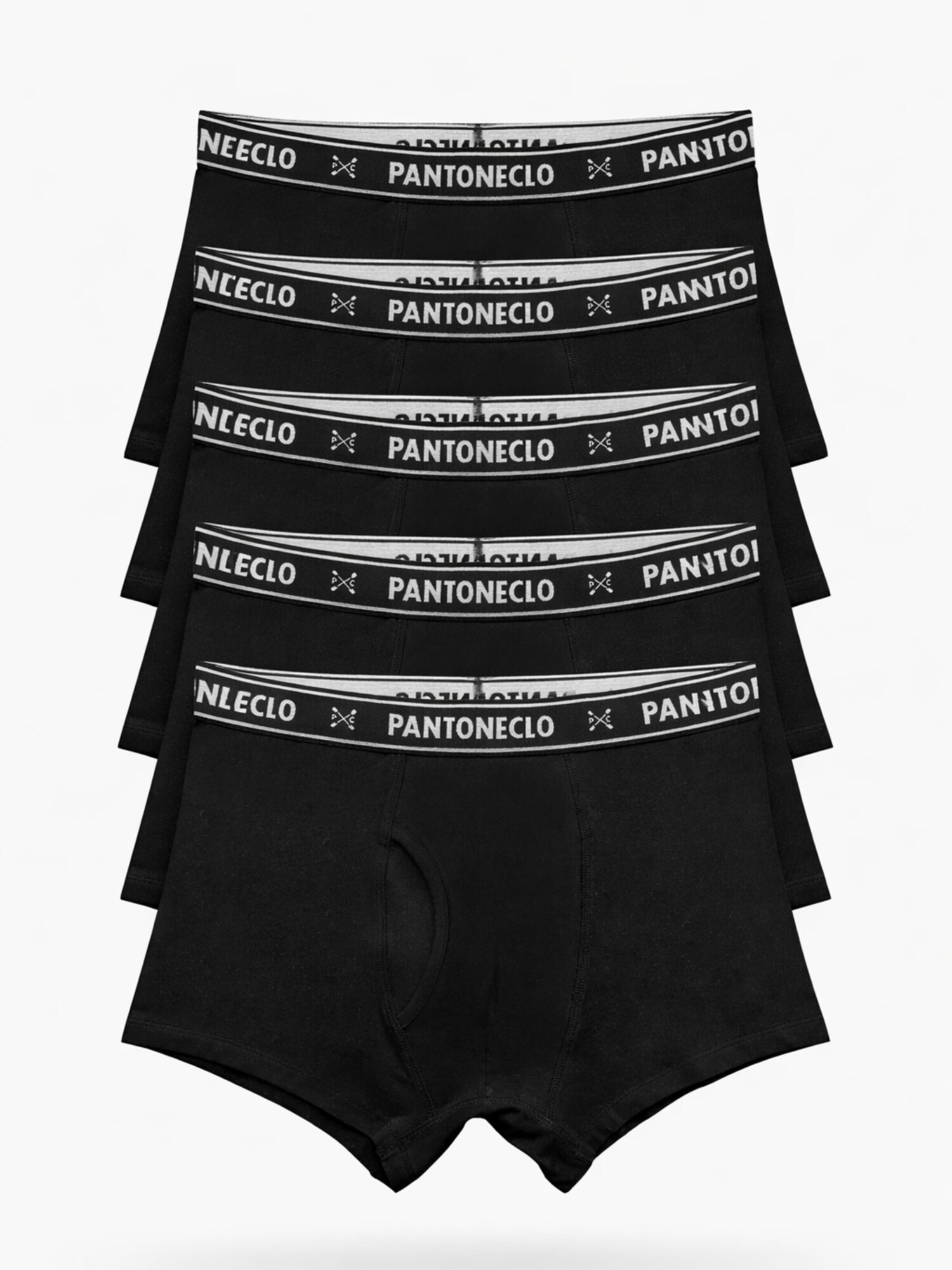 PANTONECLO Calzoncillo boxer 'Pantoneclo Men’s Boxer Underwear'  negro