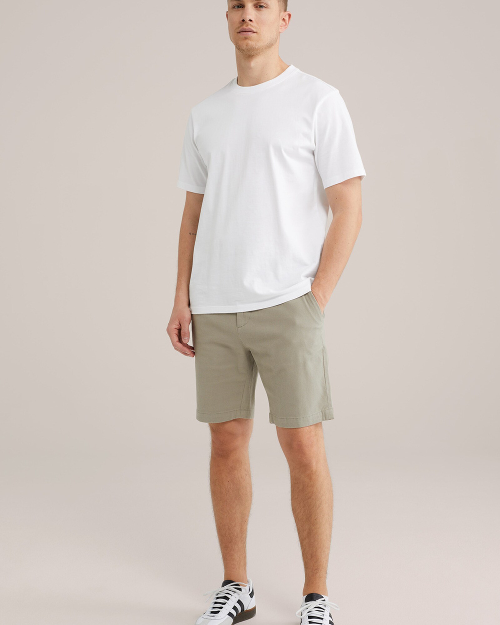 WE Fashion Chino nohavice zelená (obrázok 5)