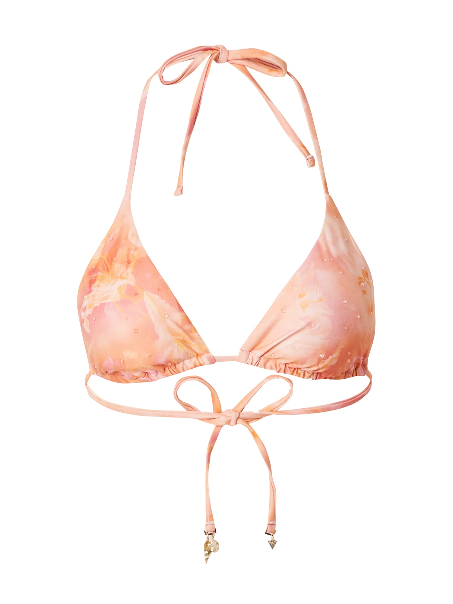 GUESS Bikini felső narancs / sötét narancssárga / világos-rózsaszín / fehér akciós termékkép 1