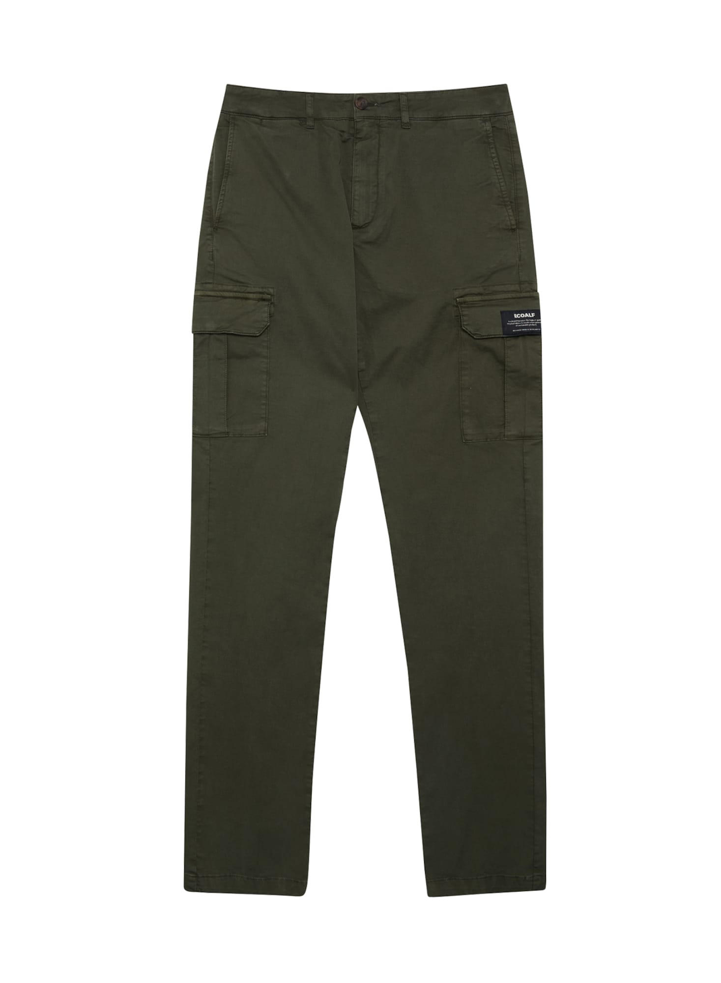 ECOALF Карго панталон 'Gork'  тъмнозелено / черно / бяло