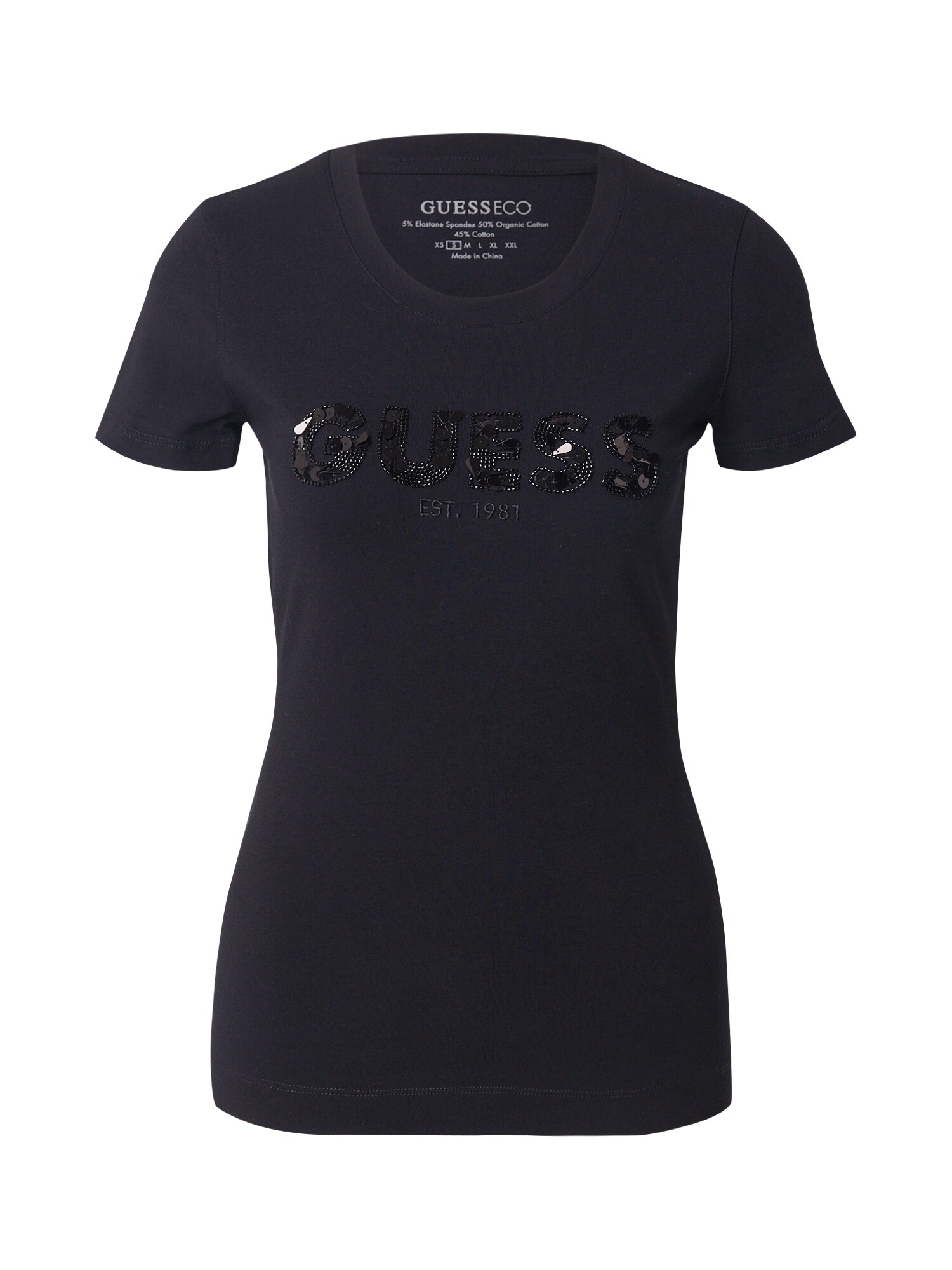 GUESS Camiseta  negro