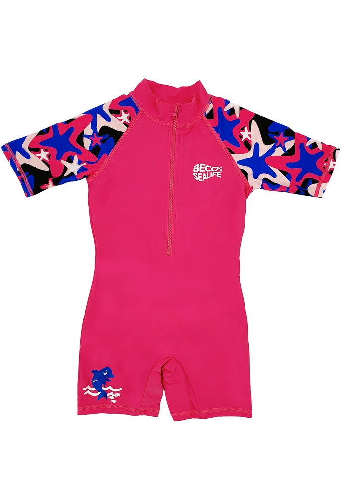 BECO the world of aquasports Badeanzug Jungen Größe 92/98 pink
