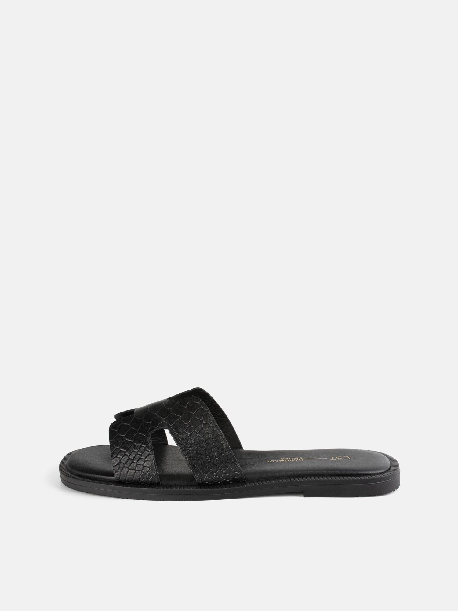 L37 HANDMADE SHOES Mokasinke 'MELT TO THE OCEAN' crna