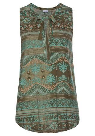 LASCANA, Blúzka 'Foulard', Modrá