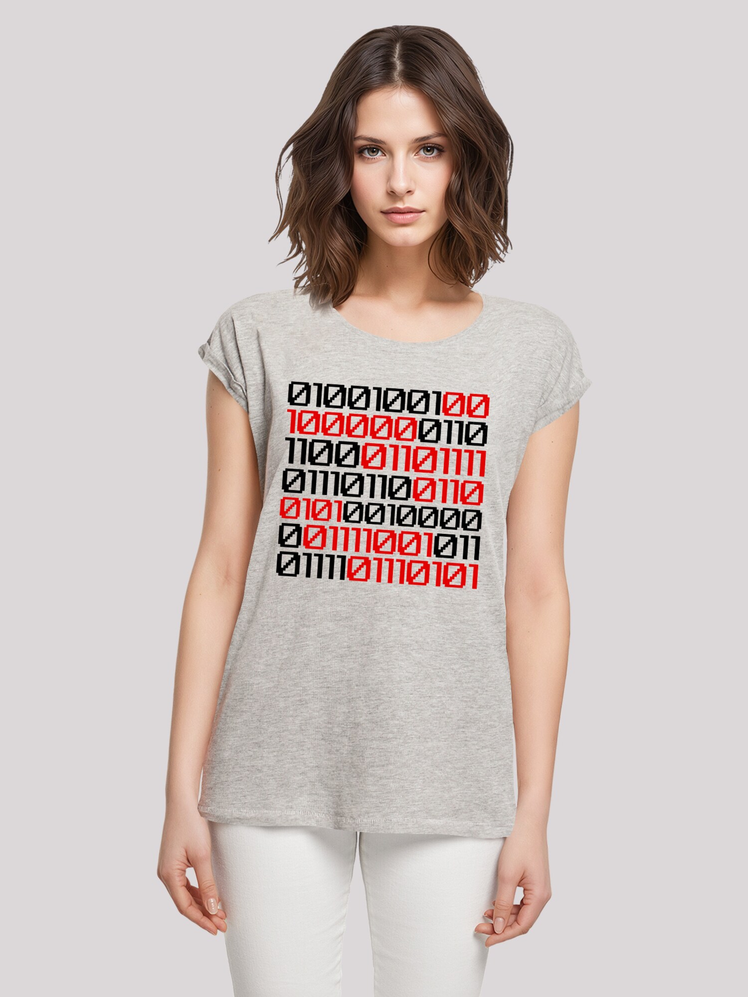 Thumbnail - F4NT4STIC T-Shirt I Love You 01001001 Binary Code Valentinstag
