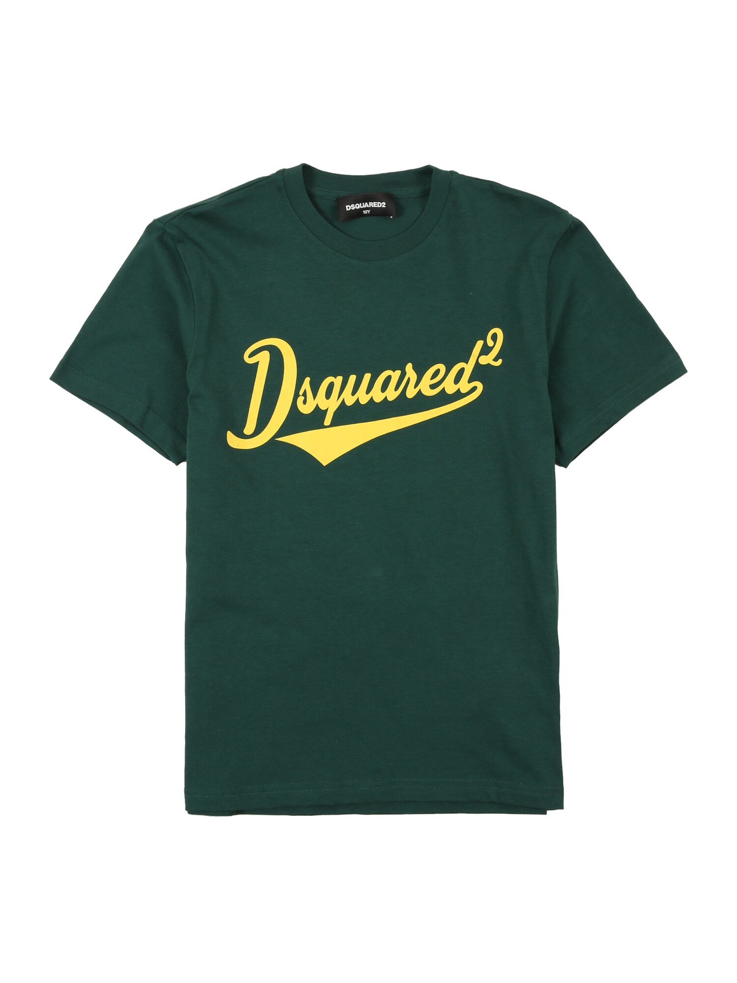 DSQUARED2 Tricou  galben / verde închis