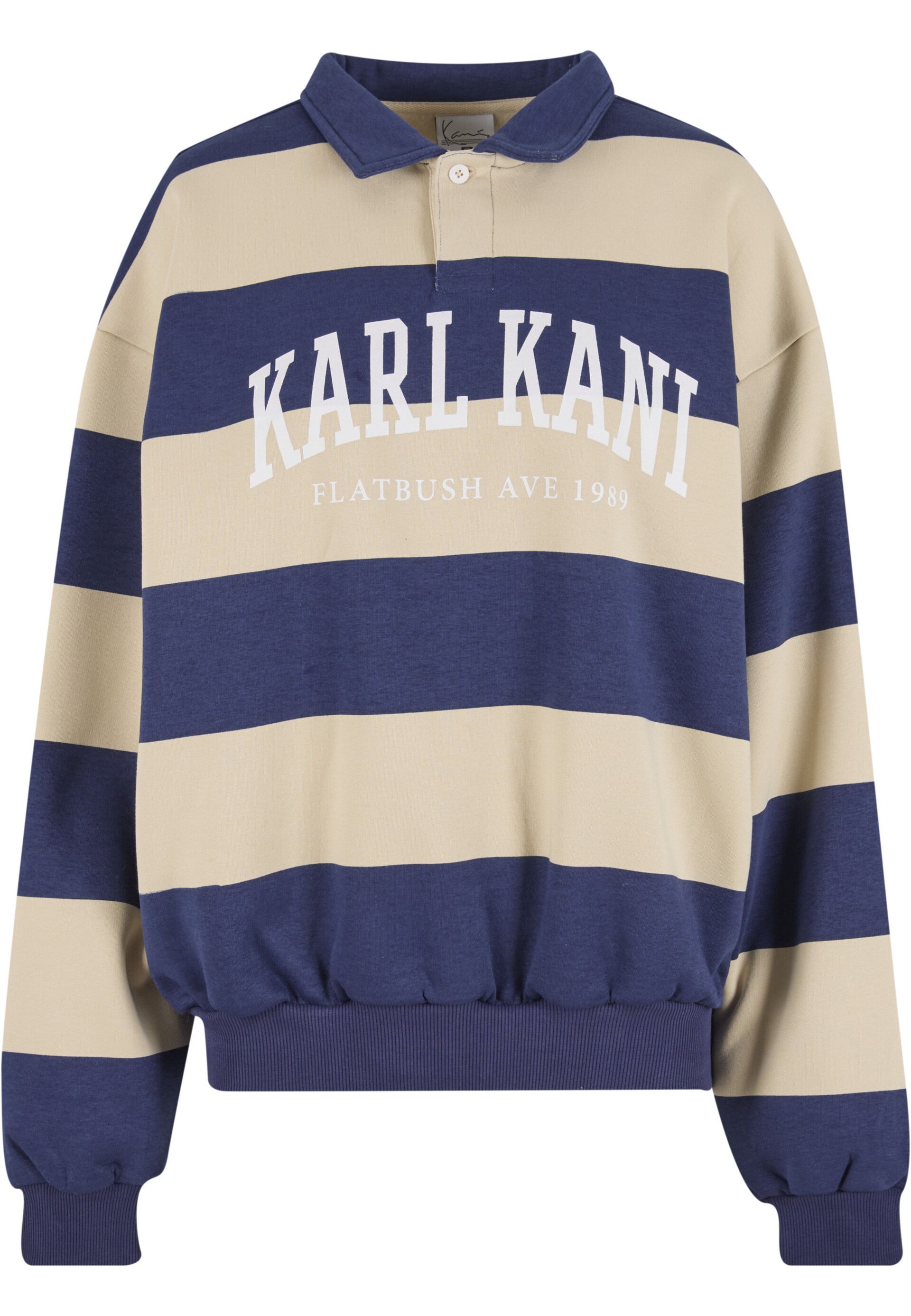 Karl Kani Sweatshirt 'Heritage' beige / marinblå herr