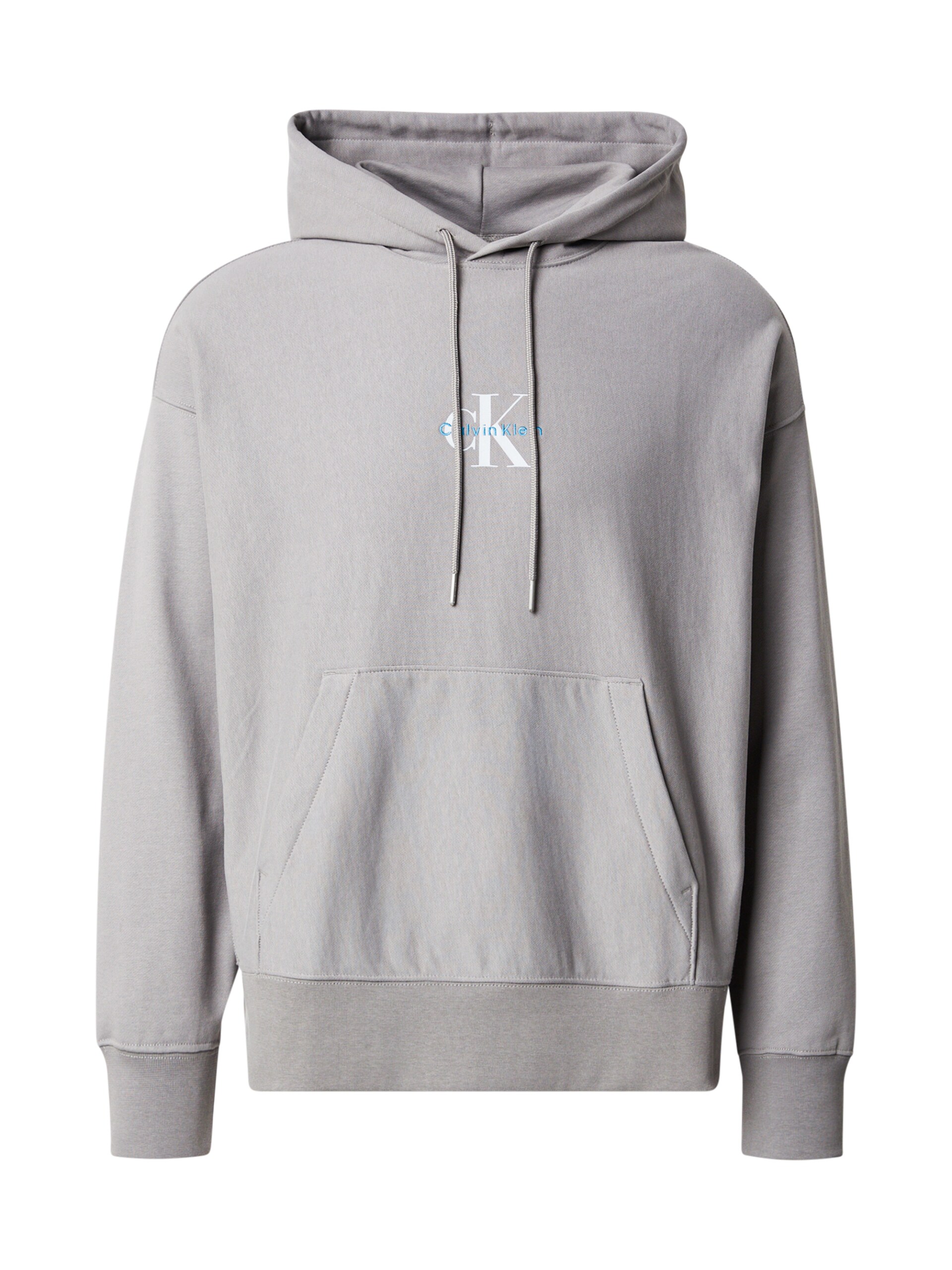 Calvin Klein Jeans Sweatshirt ljusblå / ljusgrå herr