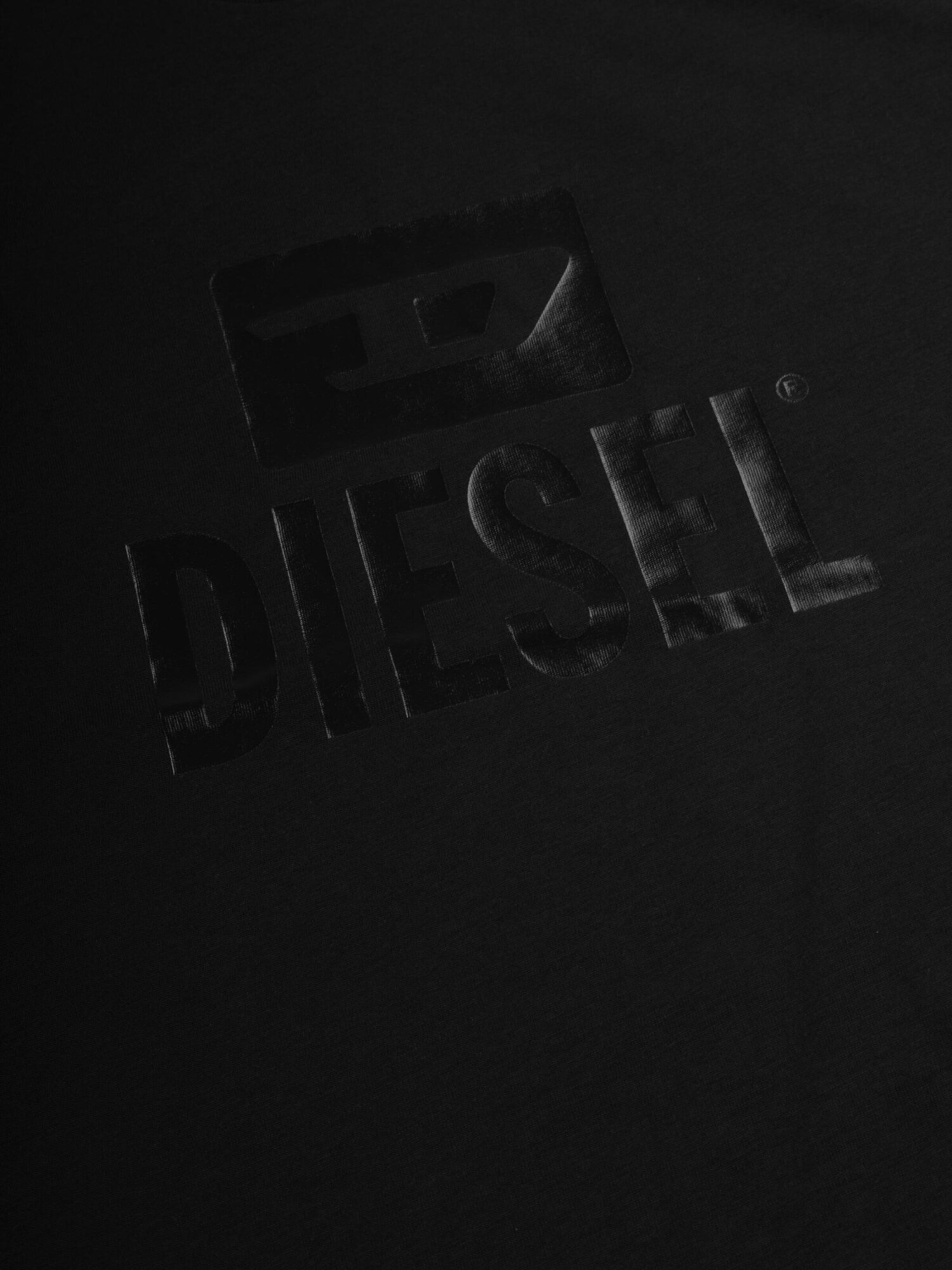 DIESEL Camiseta 'T-JUST TONE ON TONE'  negro – imagen 2