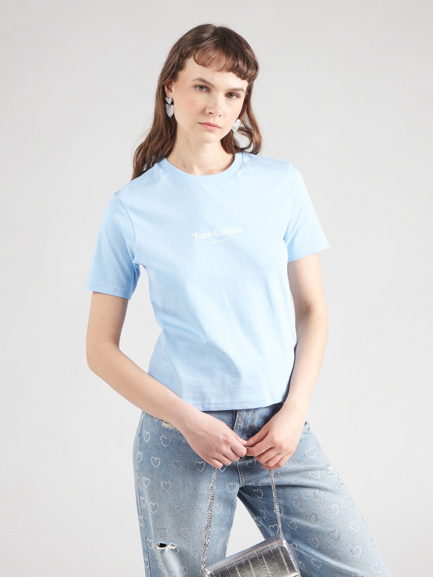 Juicy Couture Camiseta 'The Tennis' azul claro / blanco – imagen 2