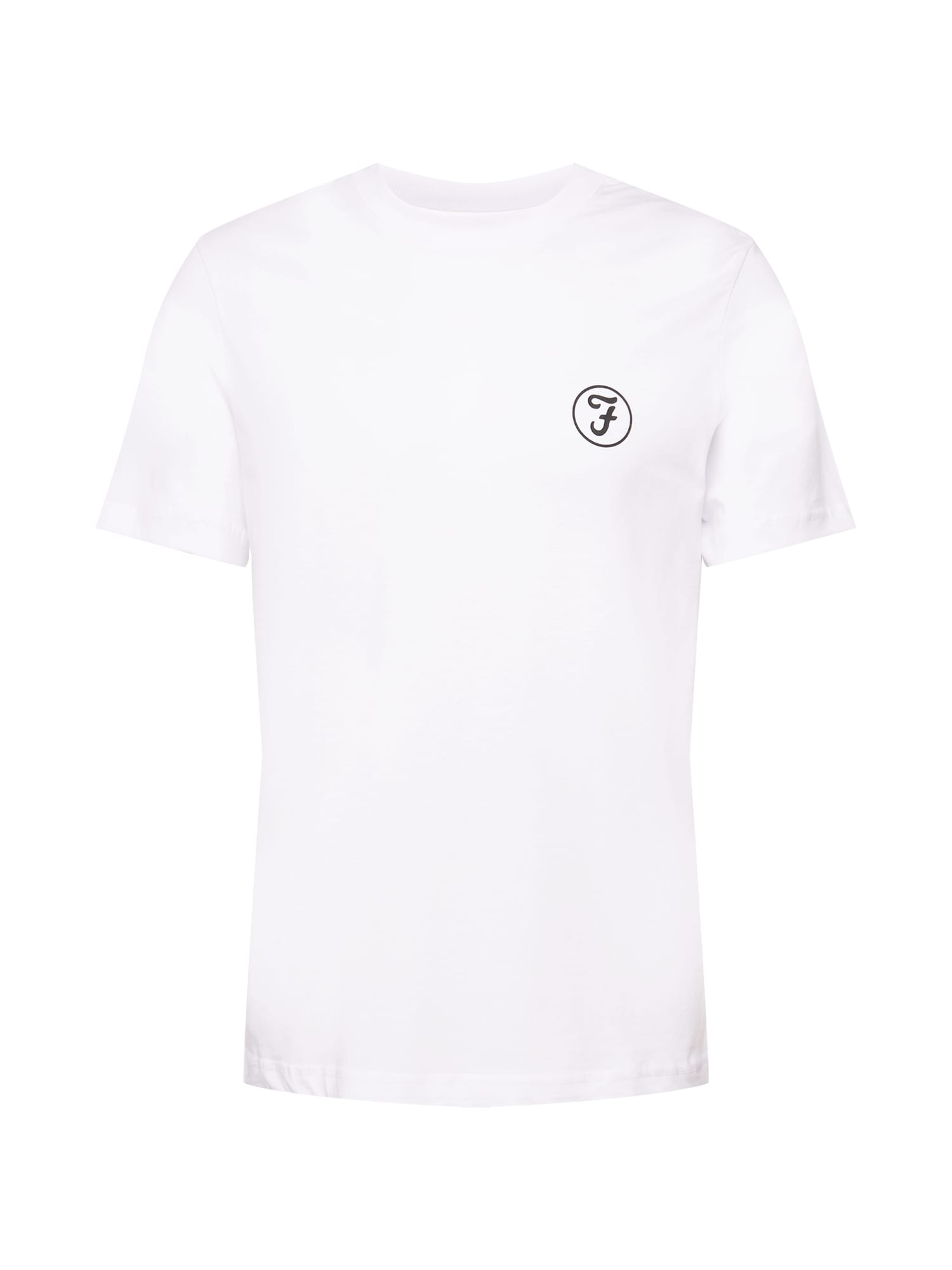 FARAH Marškinėliai 'TRAFFORD' balta / juoda