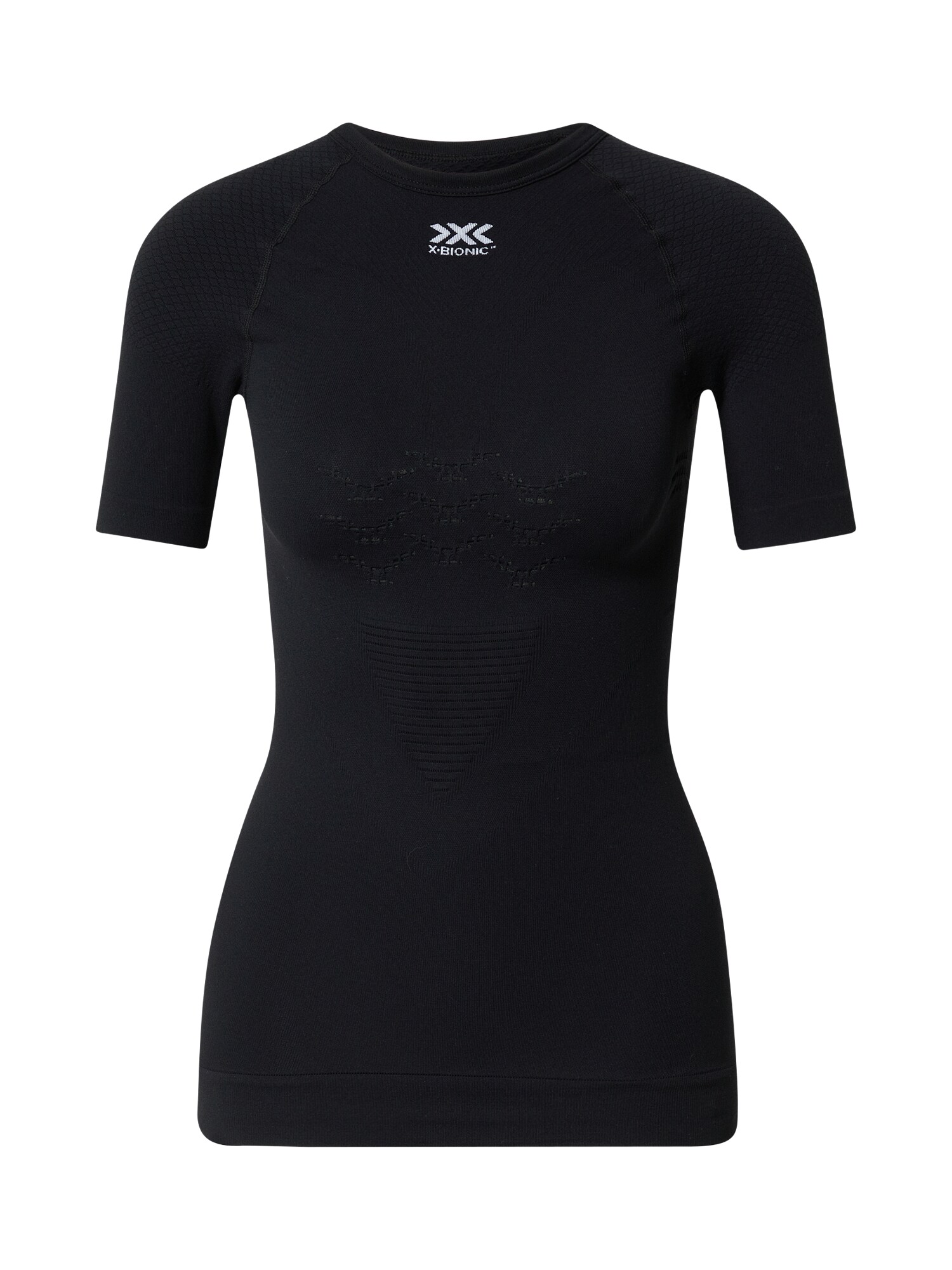 X-BIONIC Sportiniai marškinėliai 'ENERGIZER 4.0' juoda / balta